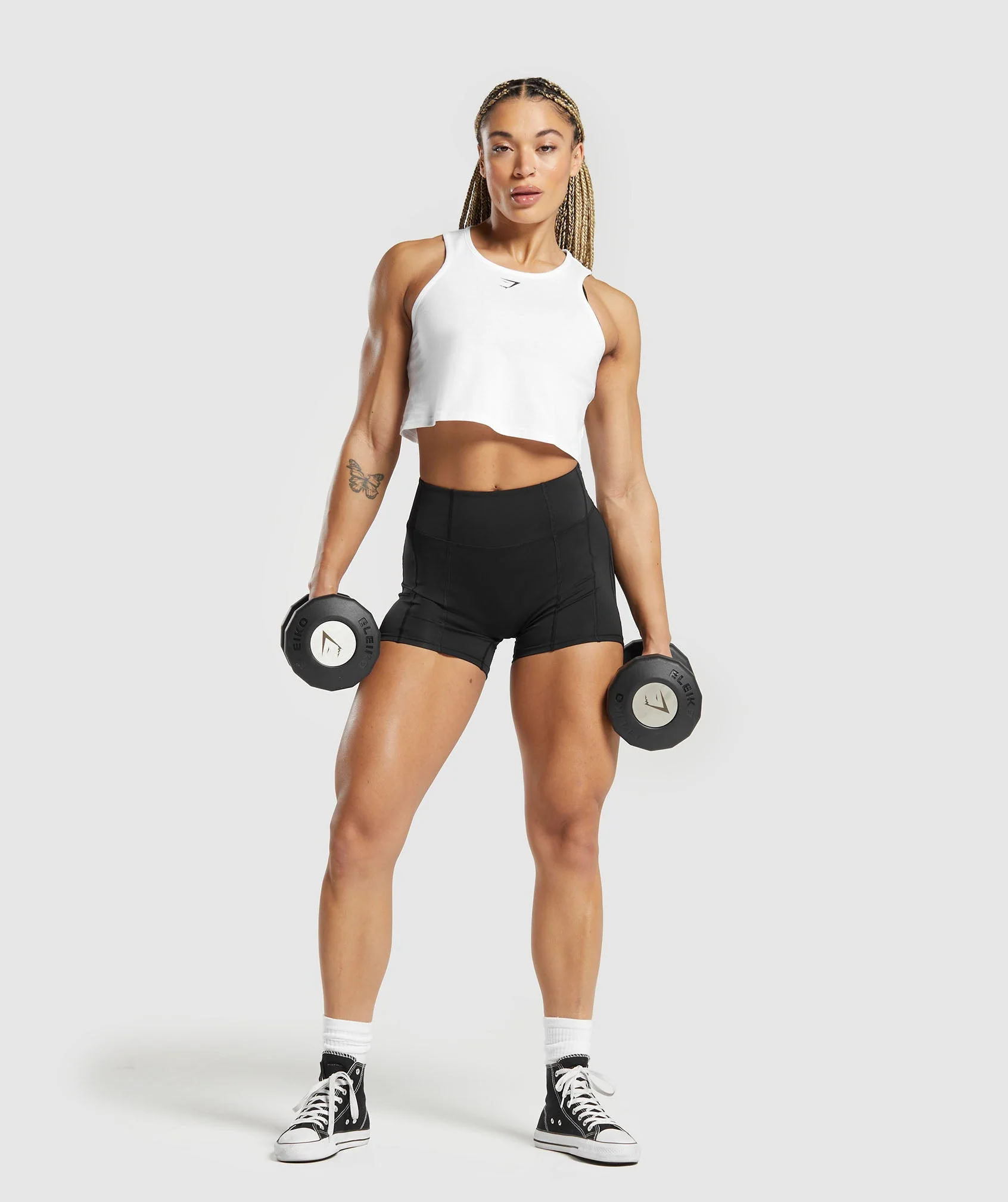 Lifting Essential Cotton Crop Tank