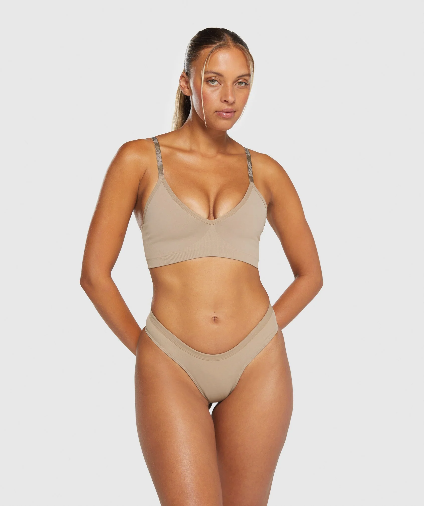 Seamless Dipped Front Thong