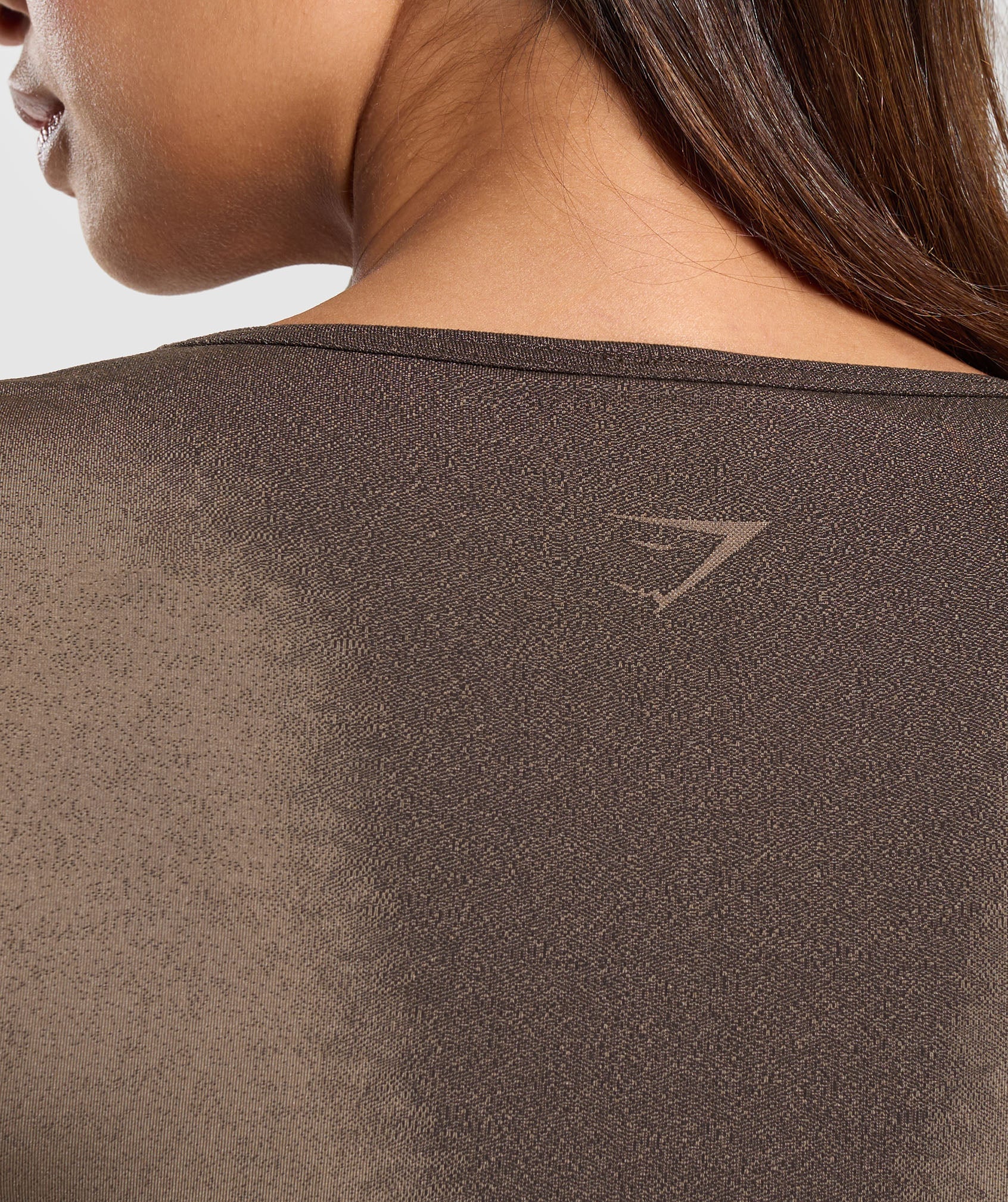 Blur Seamless Long Sleeve Crop Top