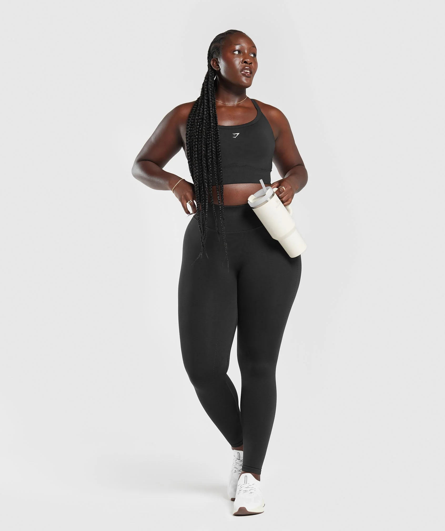 Sweat Seamless Longline Sports Bra