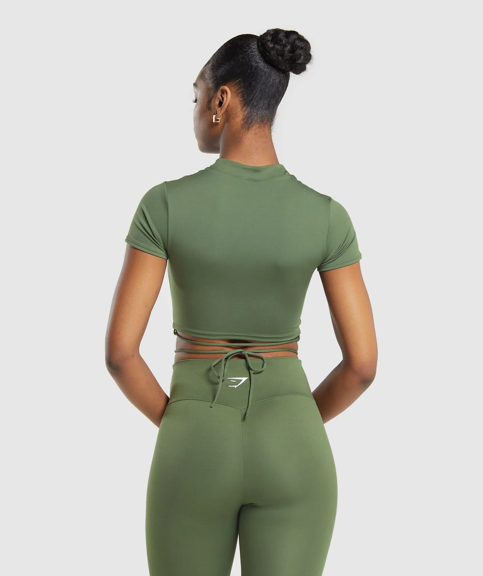 Everyday Mock Neck Ribbon T-Shirt