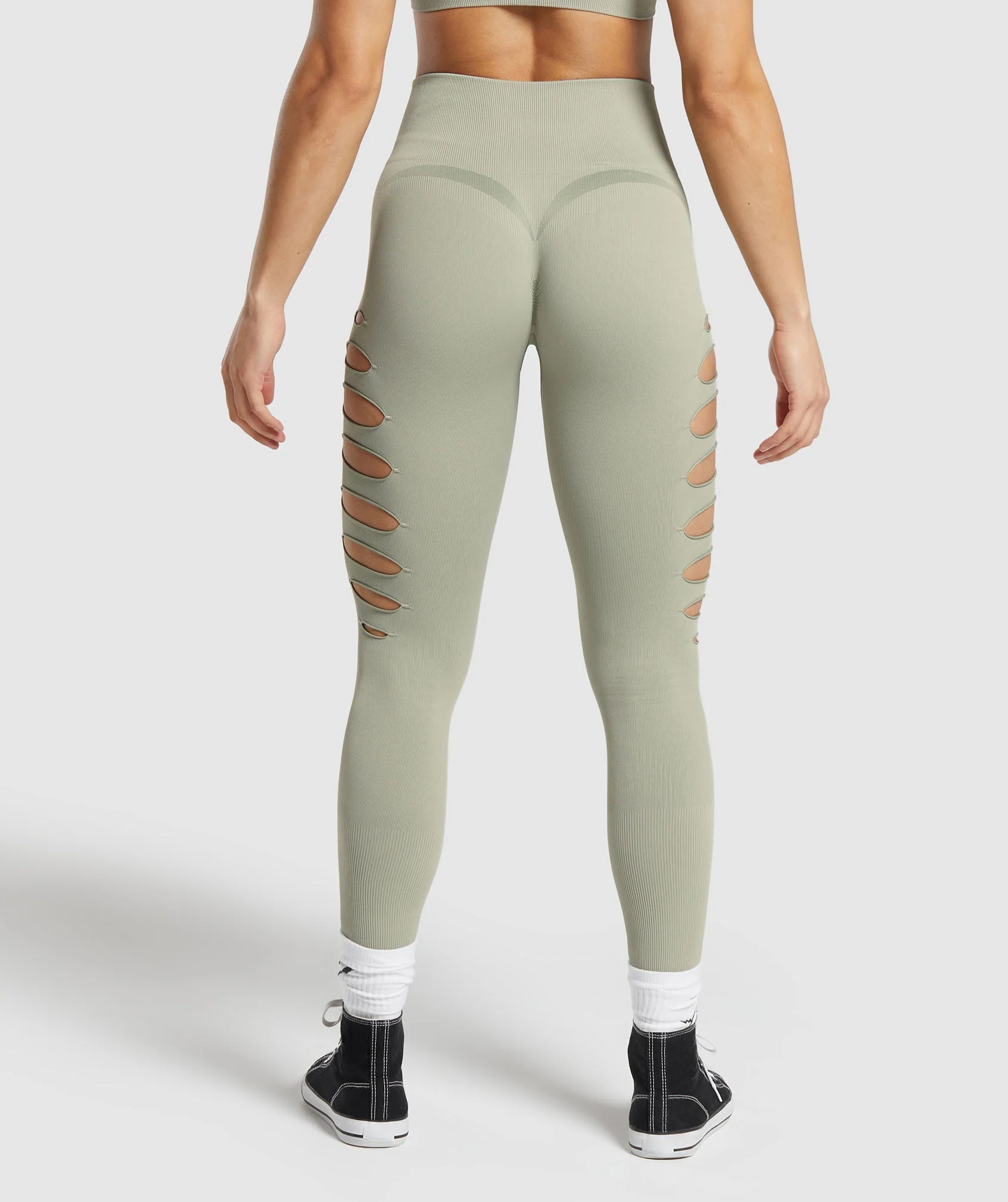 Gains Seamless Ripped Leggings
