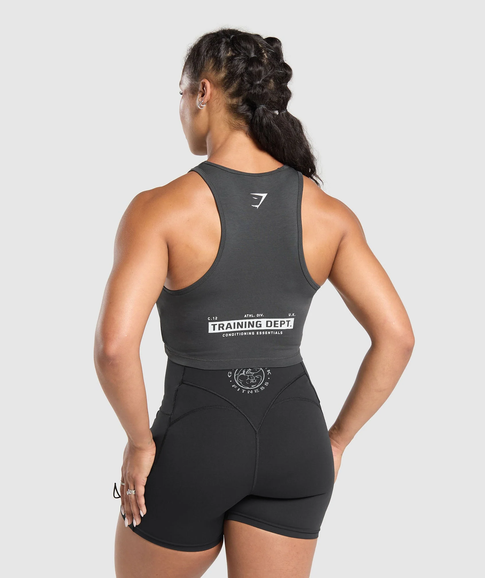 Training Department Graphic Cropped Tank