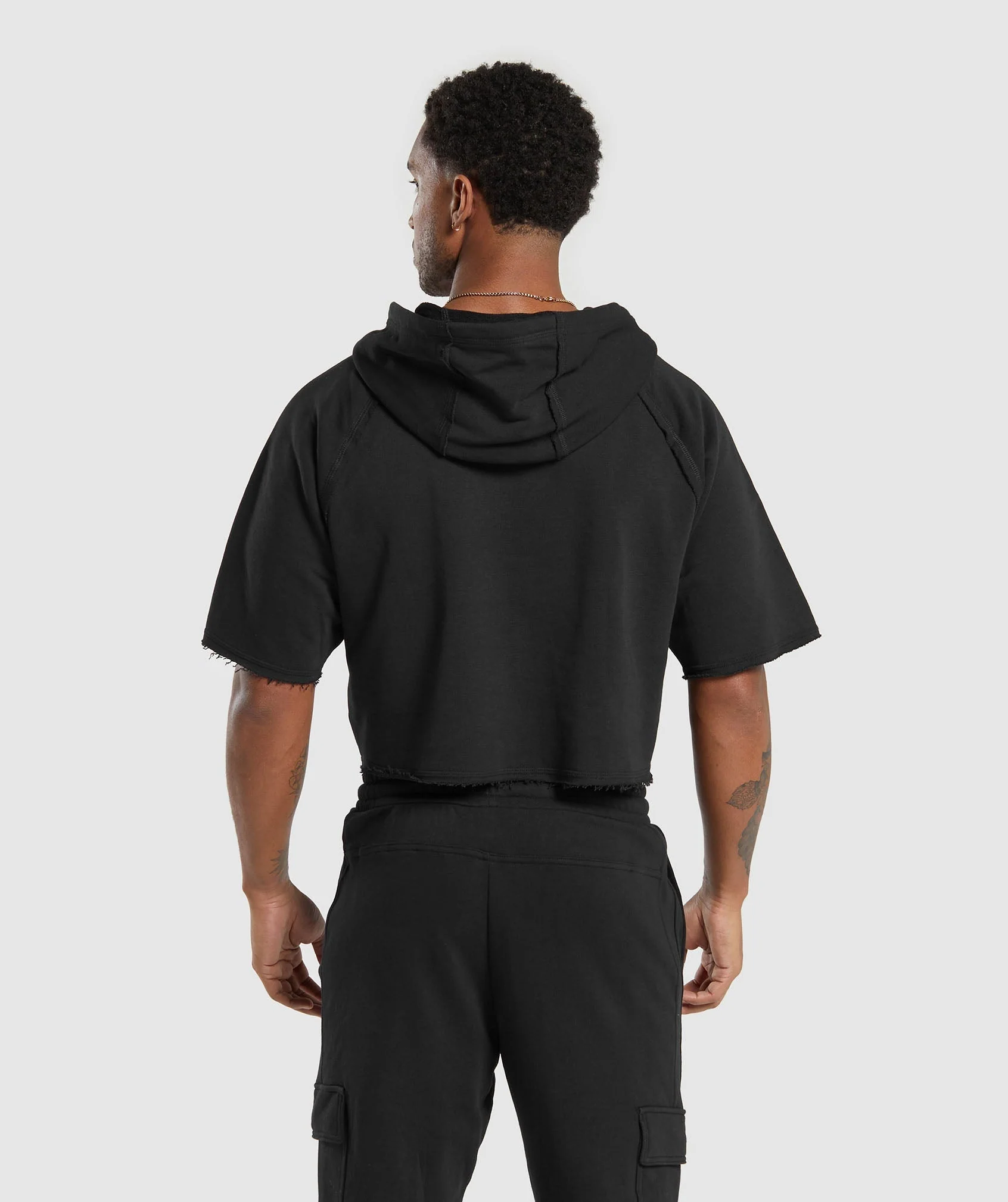 Legacy Short Sleeve Crop Hoodie