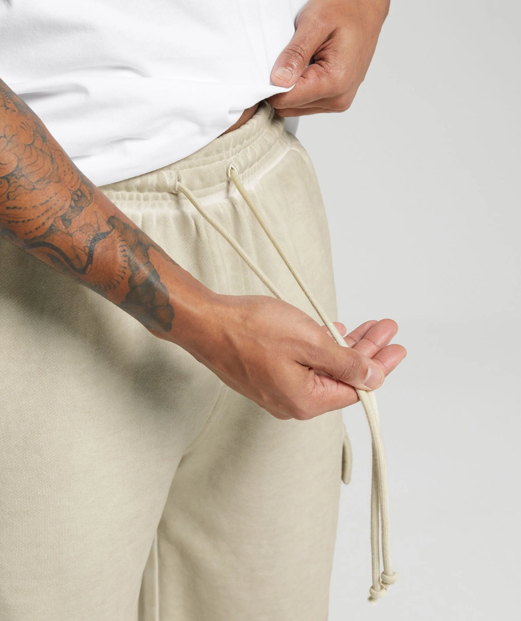 Heavyweight Washed Cargo Joggers