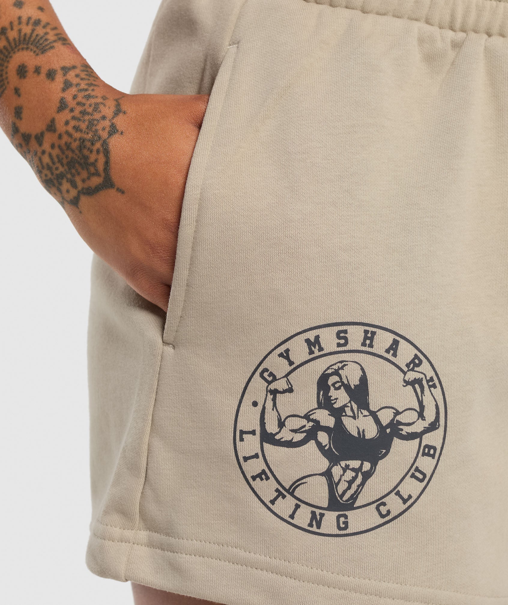 Strong Girl Lifting Club Graphic Shorts