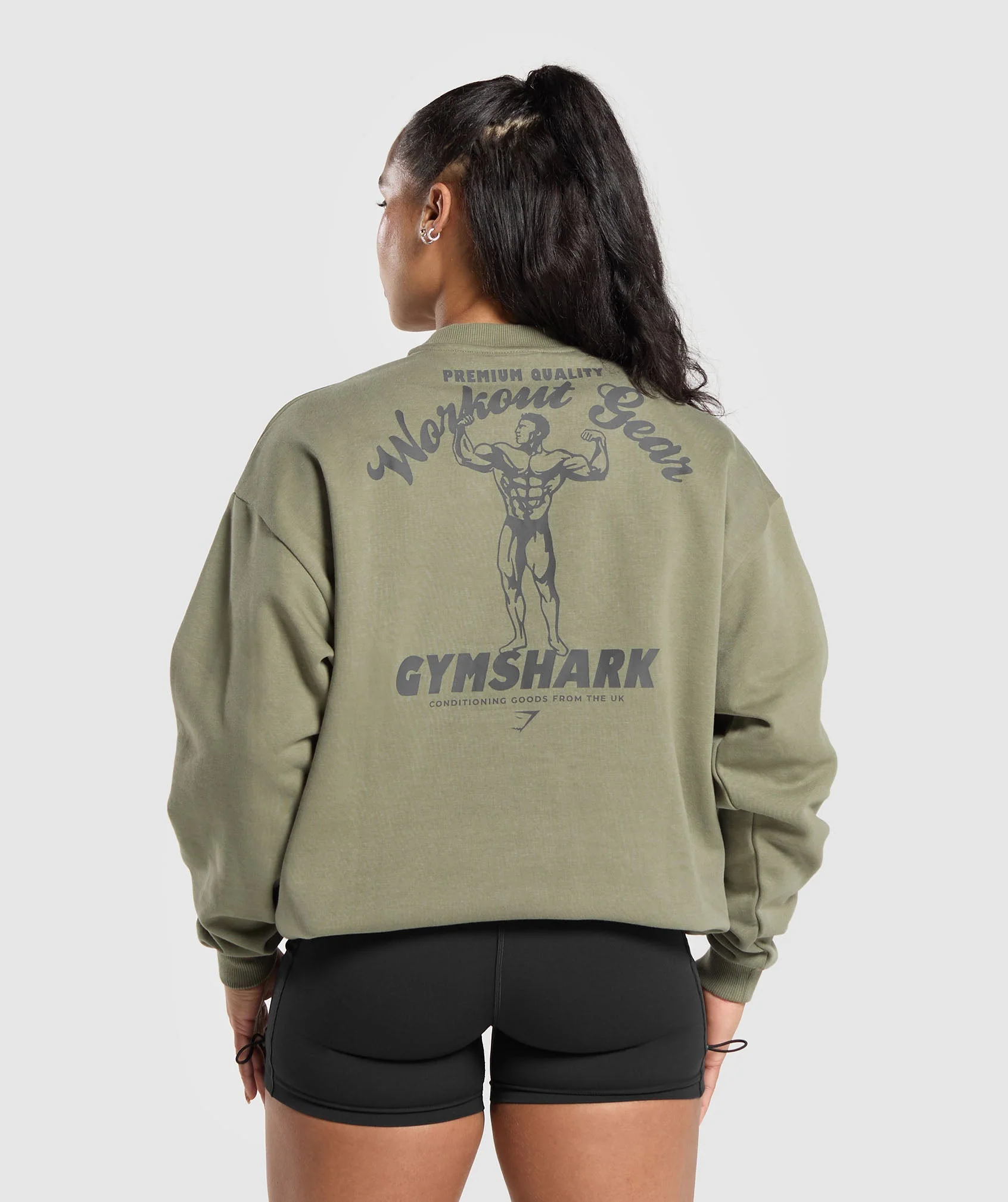 Workout Gear Oversized Sweatshirt