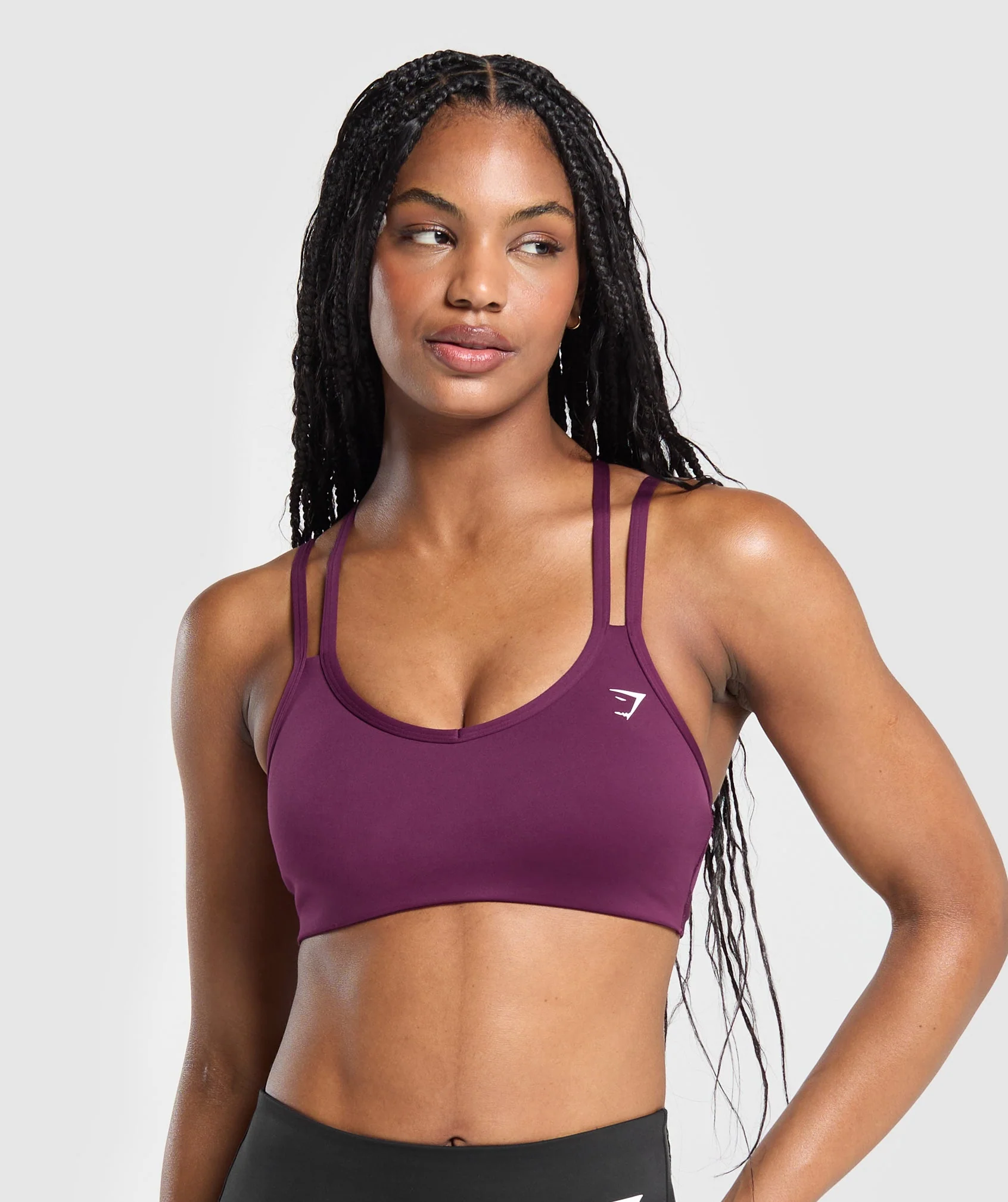 Strap Feature Sports Bra
