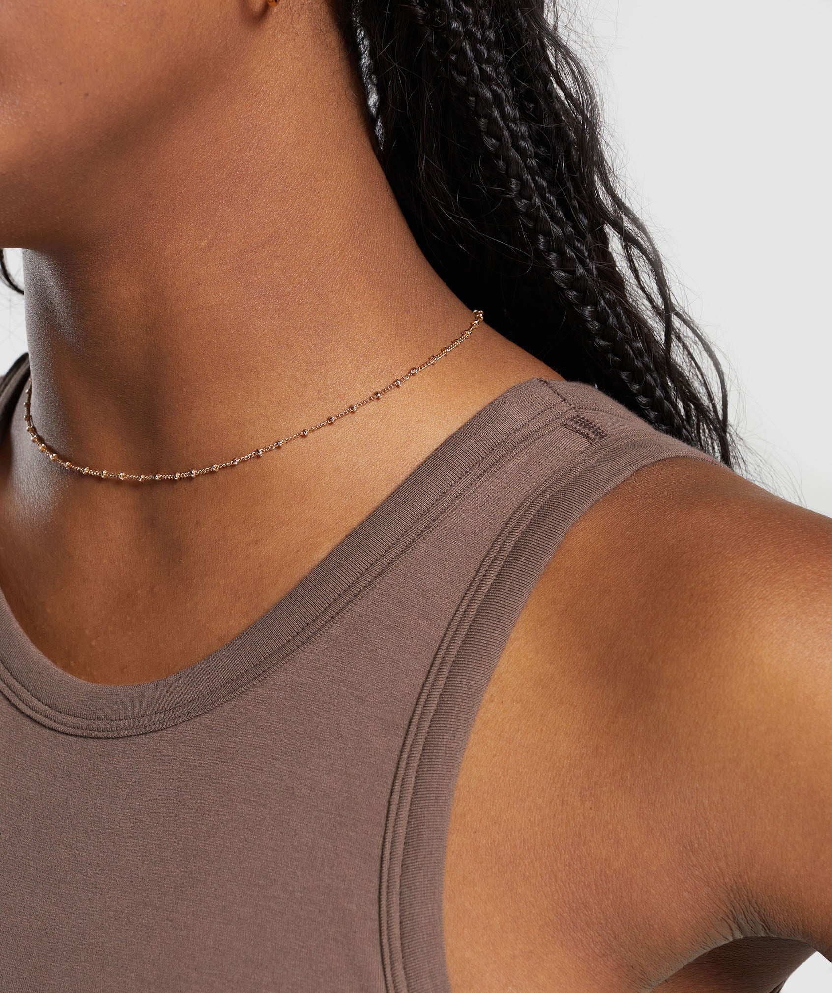 Ribbed Cotton Seamless Body Fit Tank