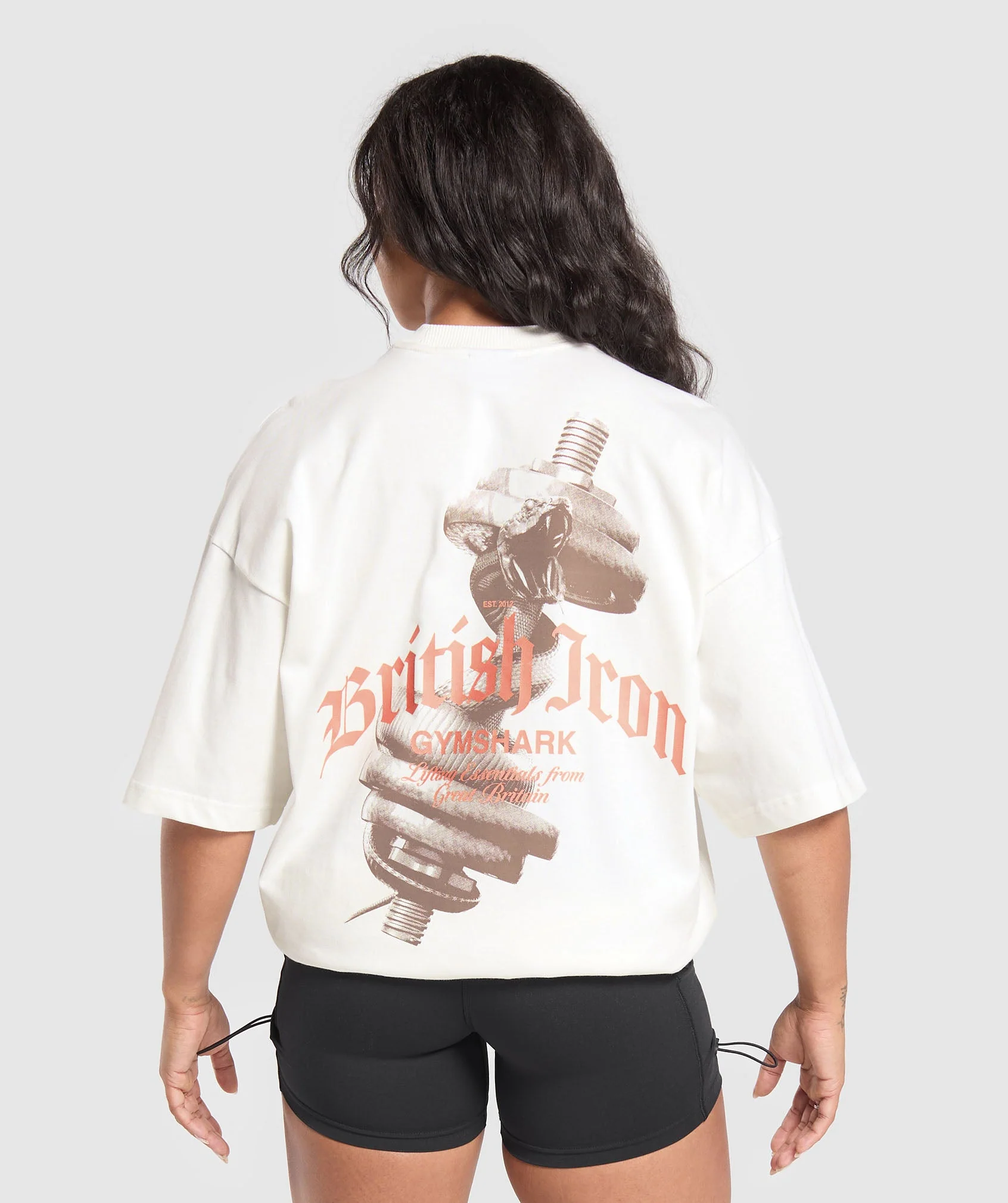 British Iron Heavyweight T-Shirt- Ice Grey