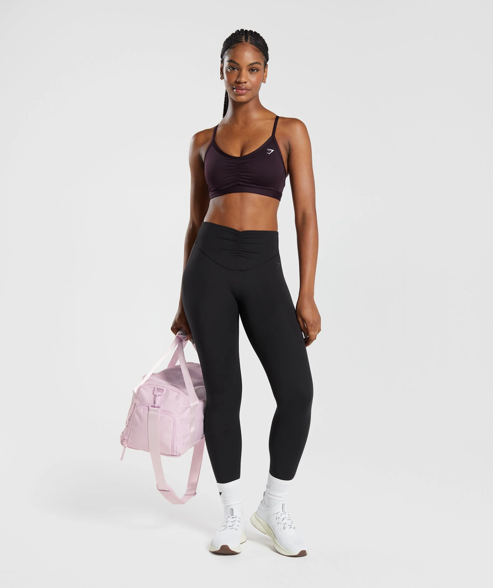 Ruched Sports Bra