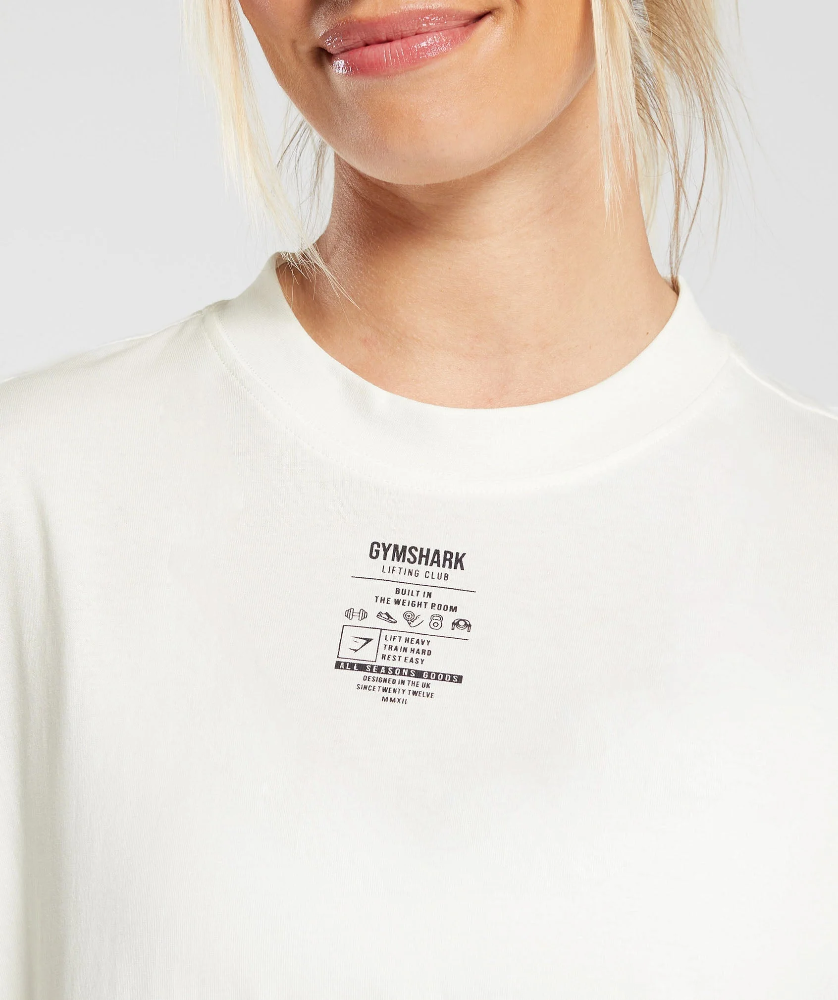Care Label Graphic Oversized T-Shirt