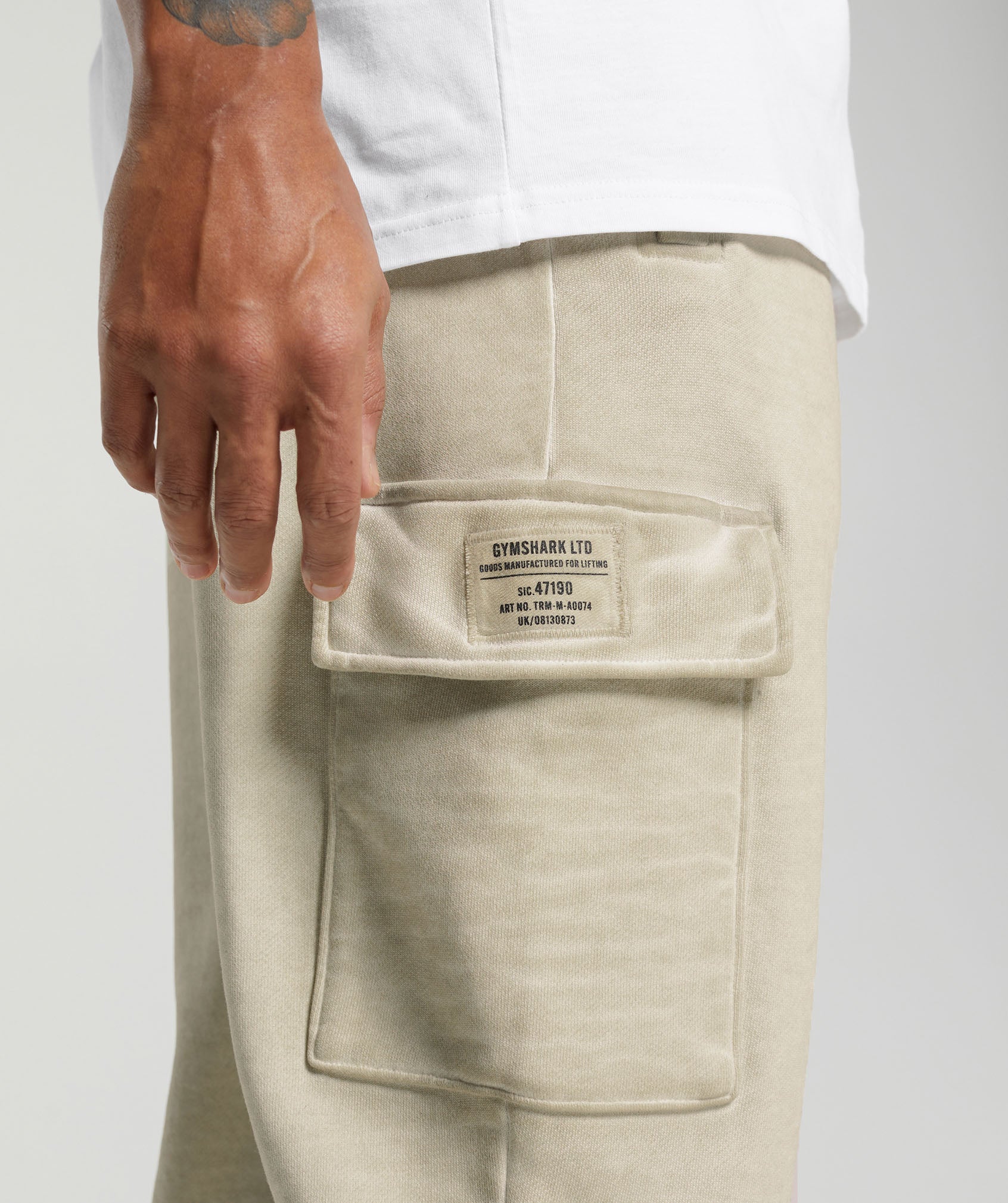 Heavyweight Washed Cargo Joggers