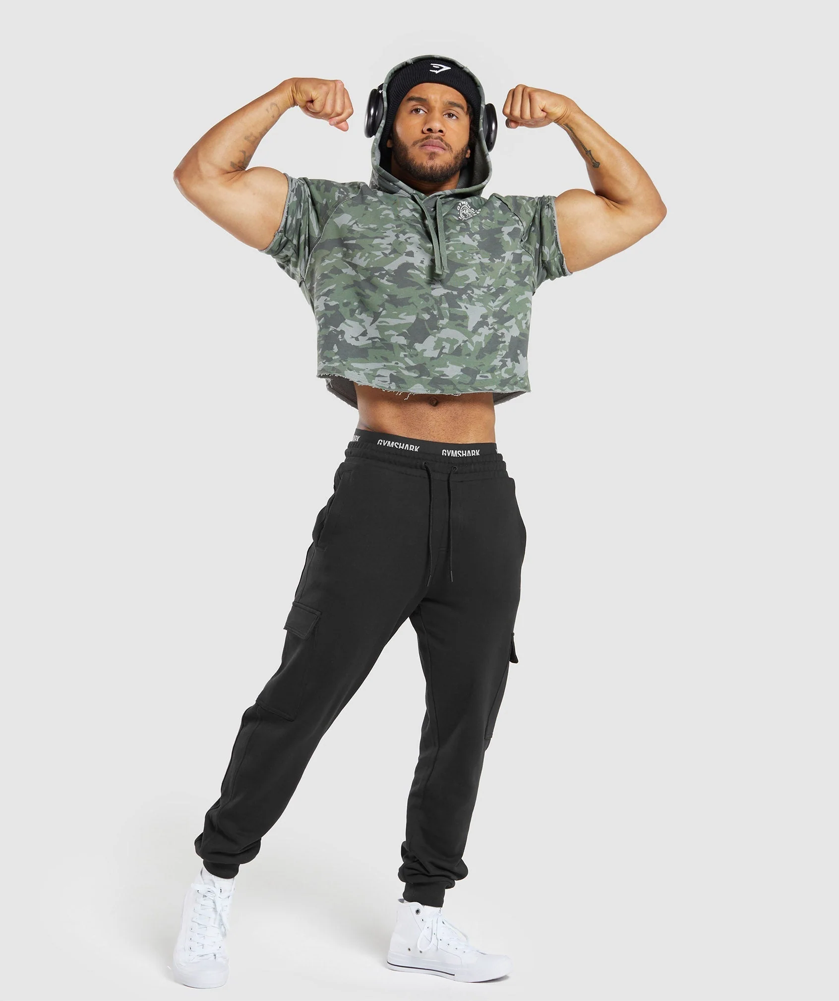 Legacy Short Sleeve Crop Hoodie