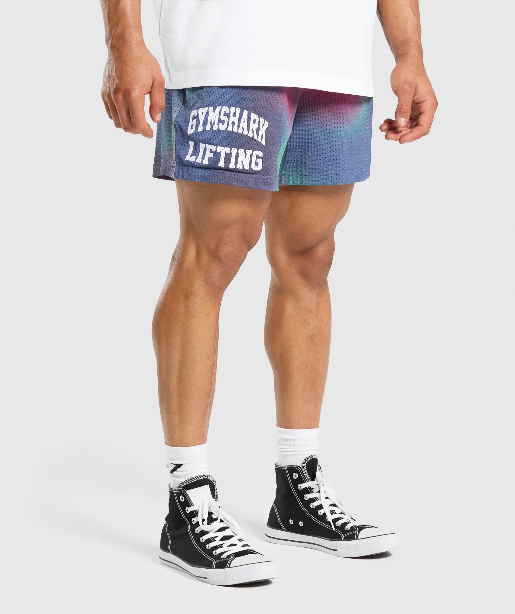 Printed Lifting Mesh 5" Shorts