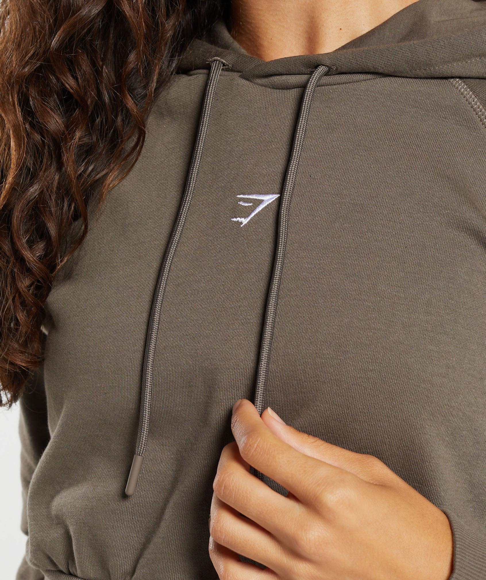 Training Fleece Cropped Hoodie