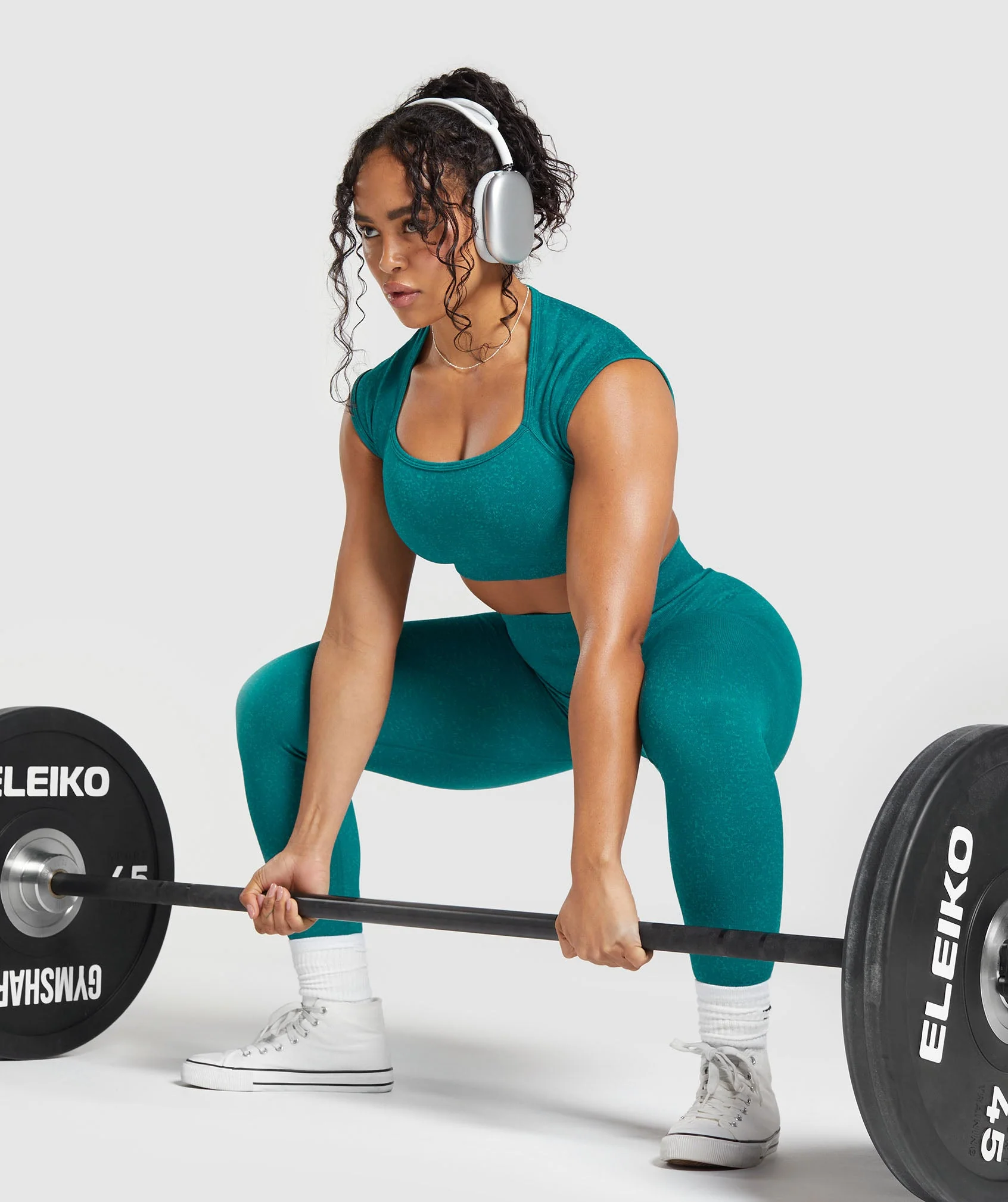 Adapt Fleck Seamless Crop Top