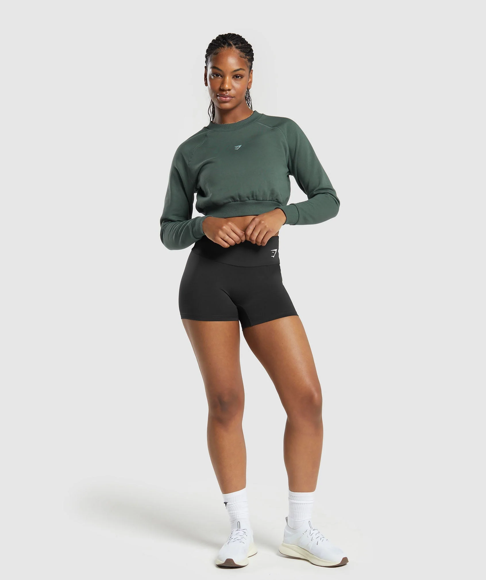 Training Fleece Cropped Sweatshirt