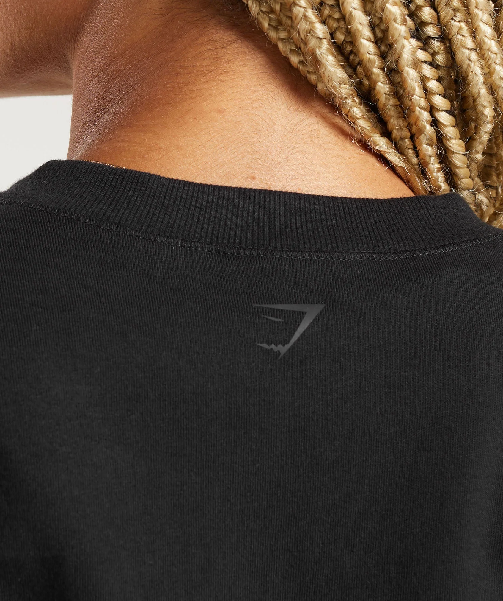 Cotton Boxy Crop Top