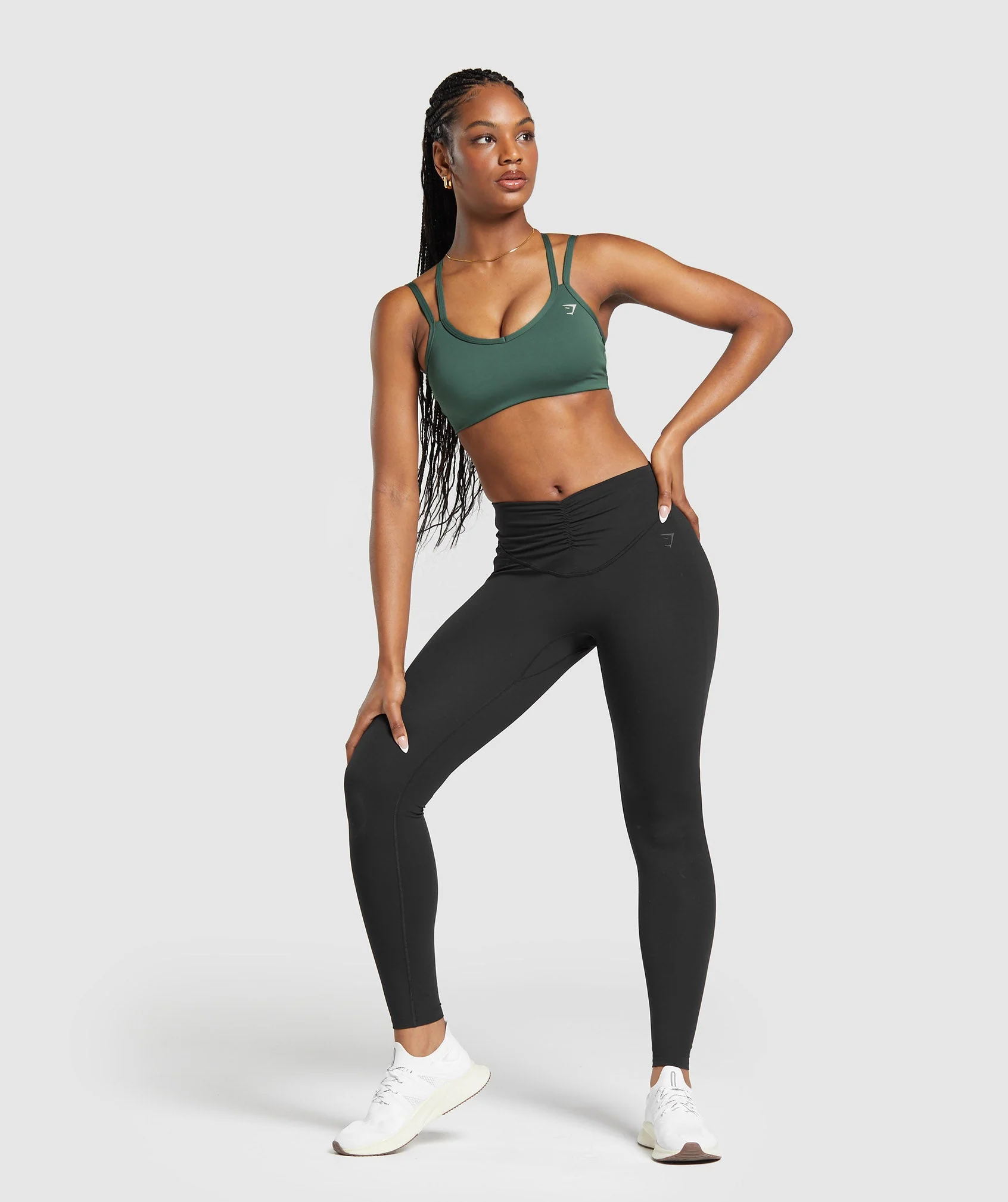 Strap Feature Sports Bra