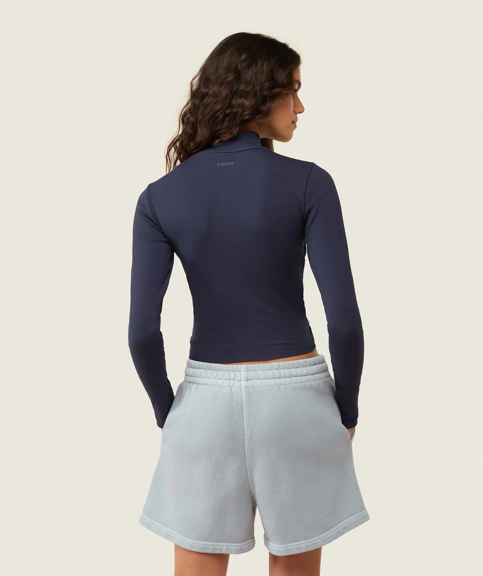 everywear Long Sleeve Ribbed Turtle Neck