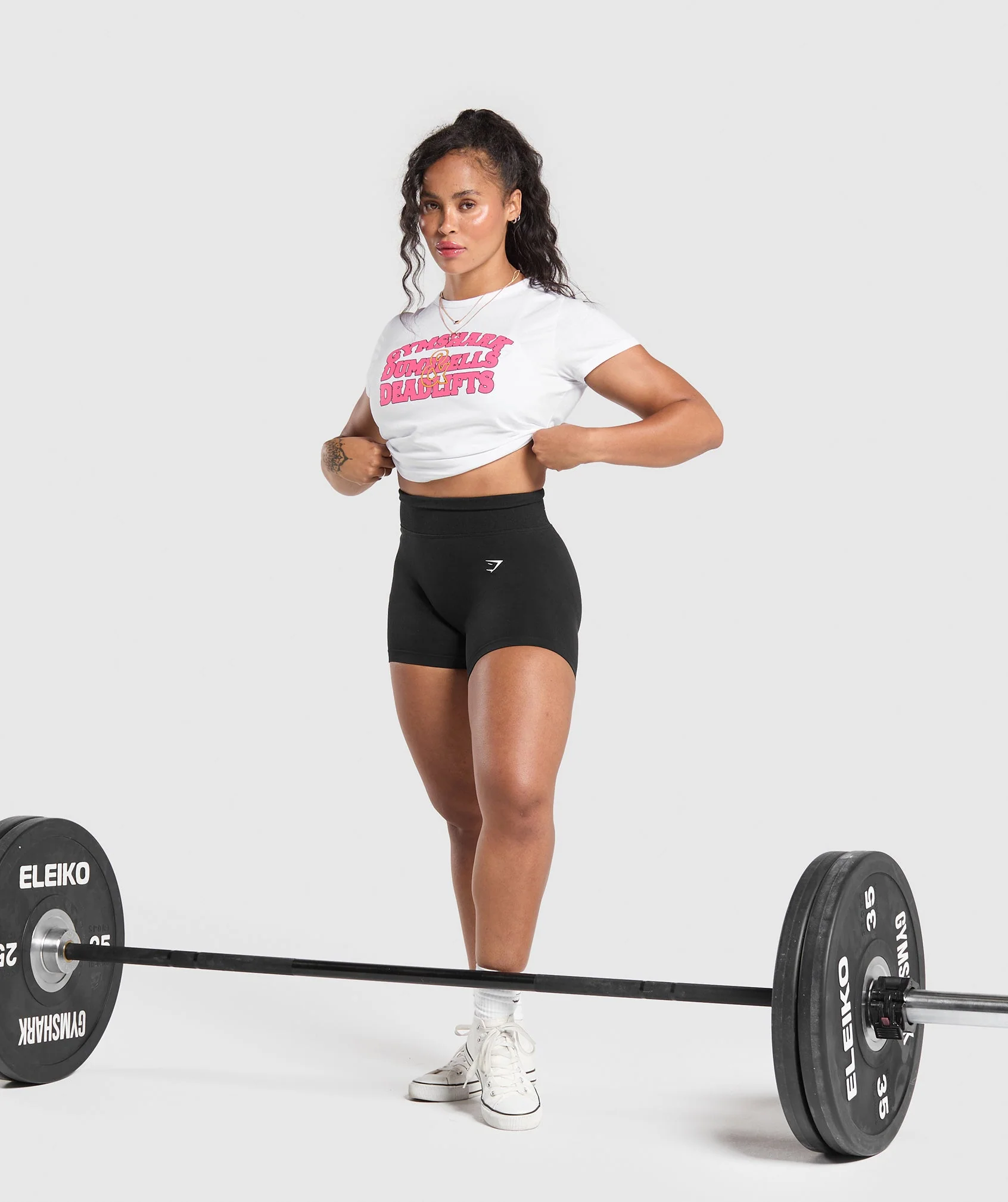 Dumbells & Deadlifts Baby Tee