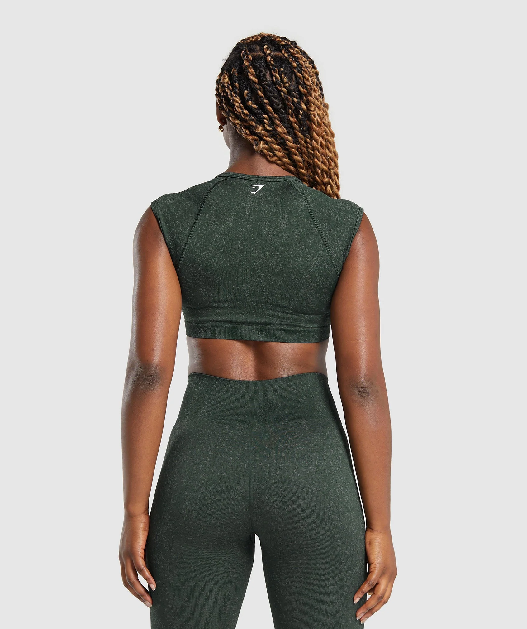 Adapt Fleck Seamless Crop Top