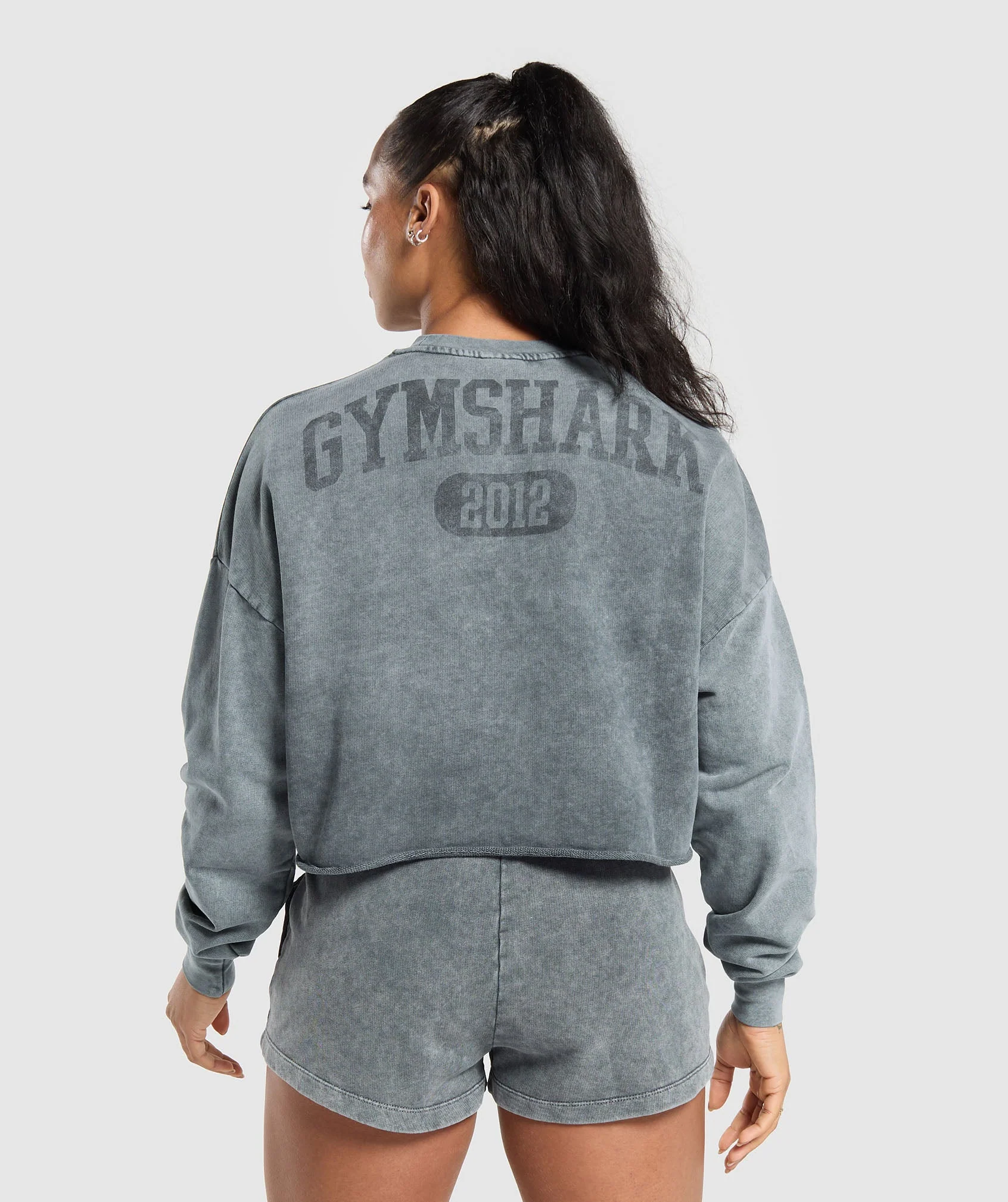 Collegiate Shadow Washed Midi Sweatshirt