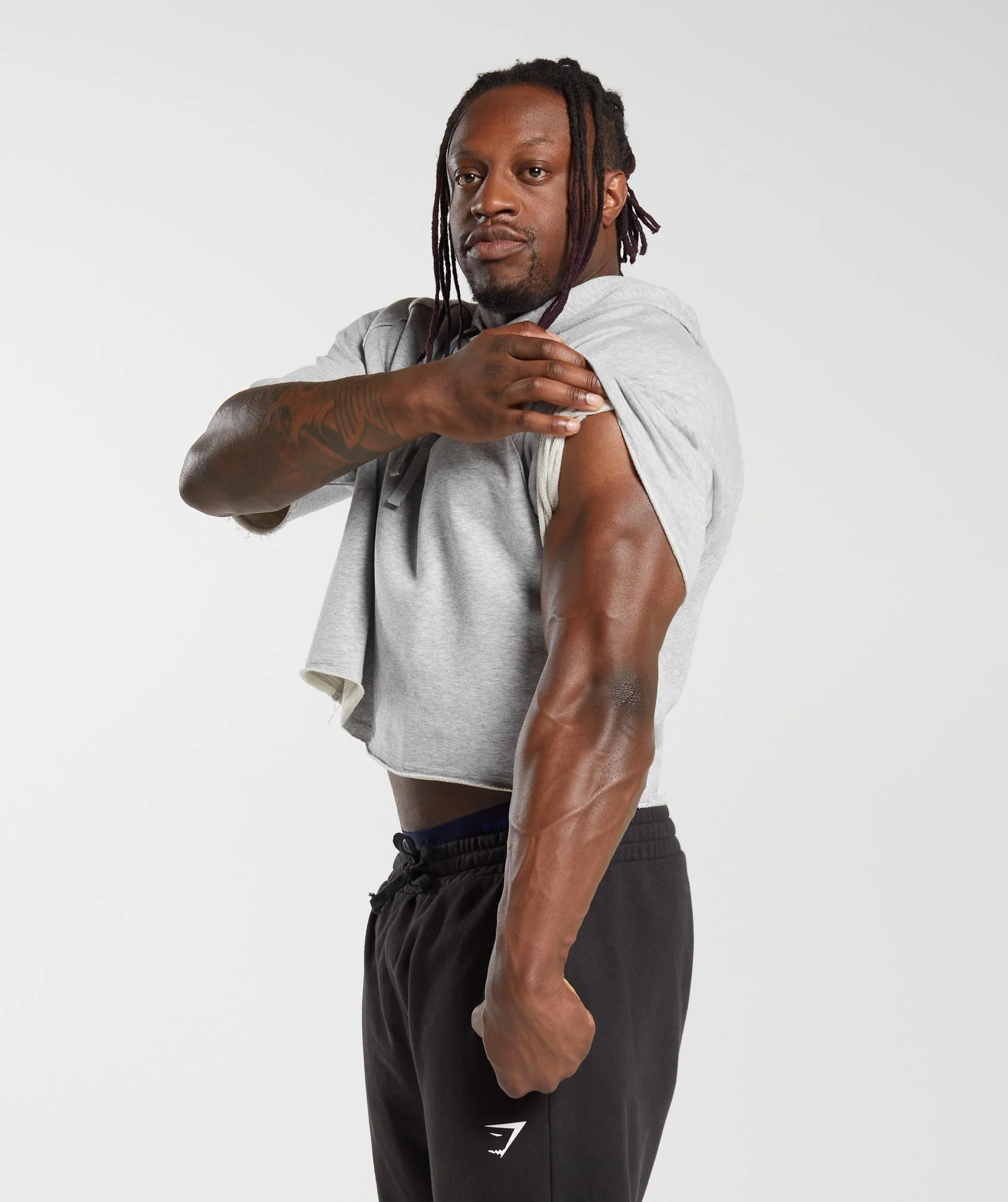 Legacy Short Sleeve Crop Hoodie