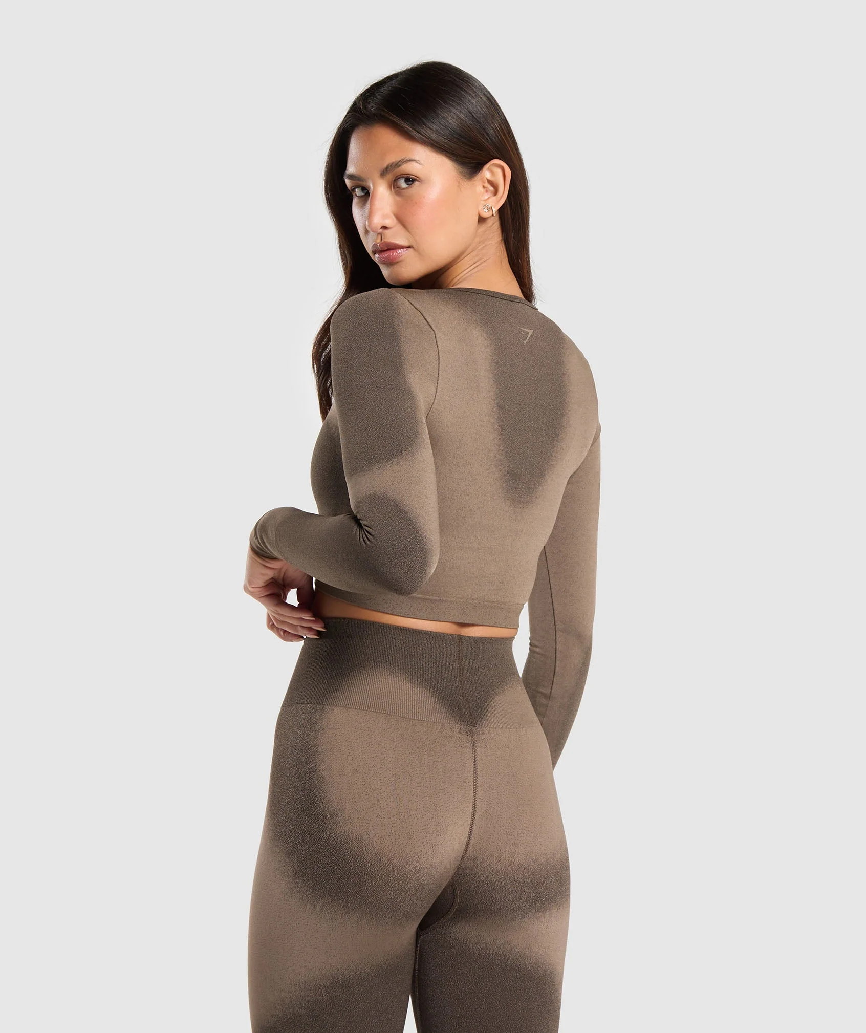 Blur Seamless Long Sleeve Crop Top