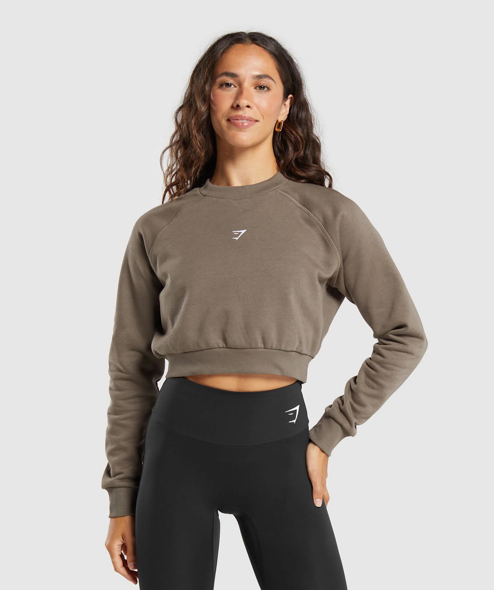 Training Fleece Cropped Sweatshirt