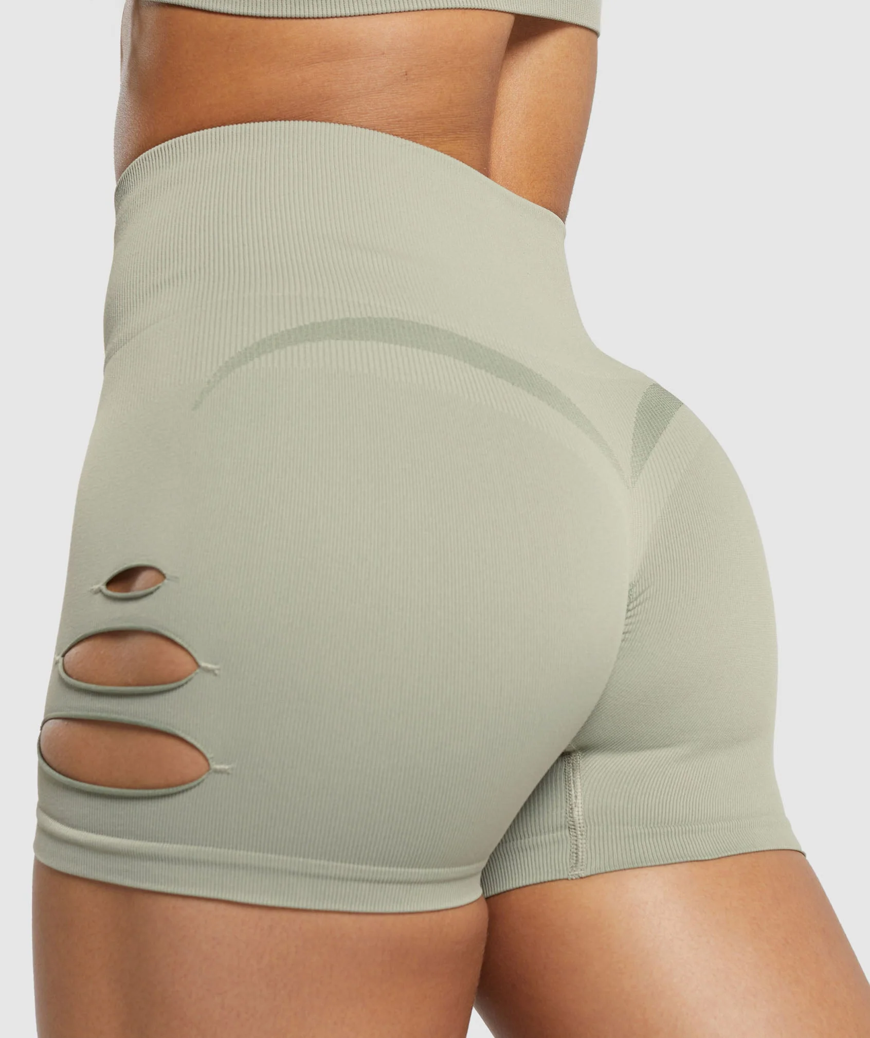 Gains Seamless Ripped Shorts