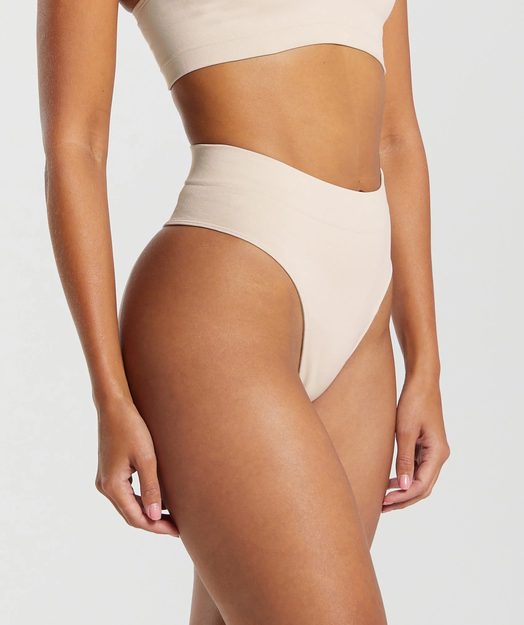 Seamless High Waisted Thong