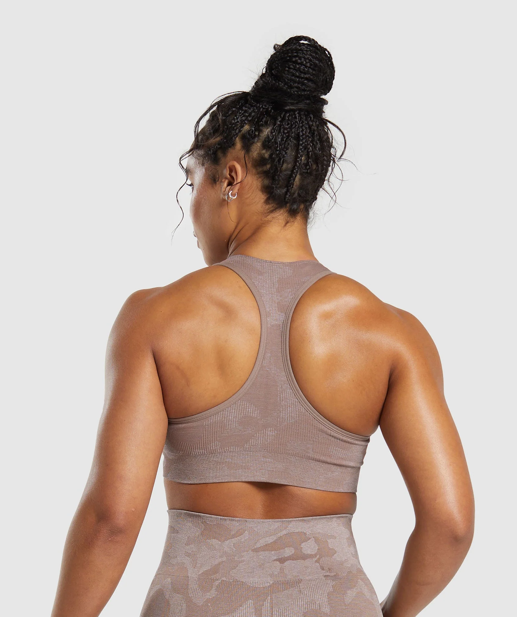Adapt Camo Seamless Ribbed Sports Bra