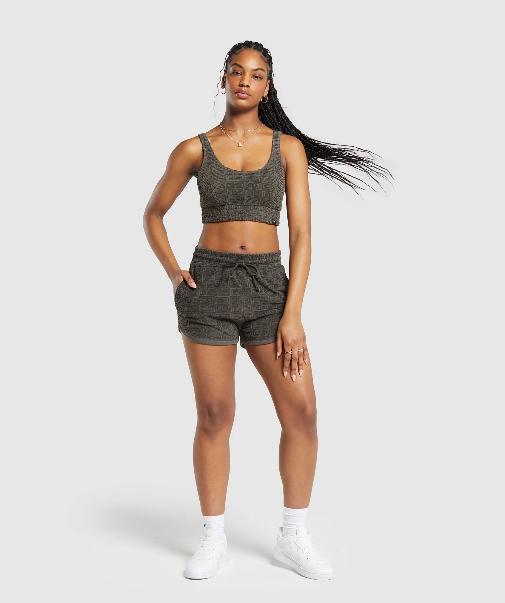 Monogram Towelling Bralette