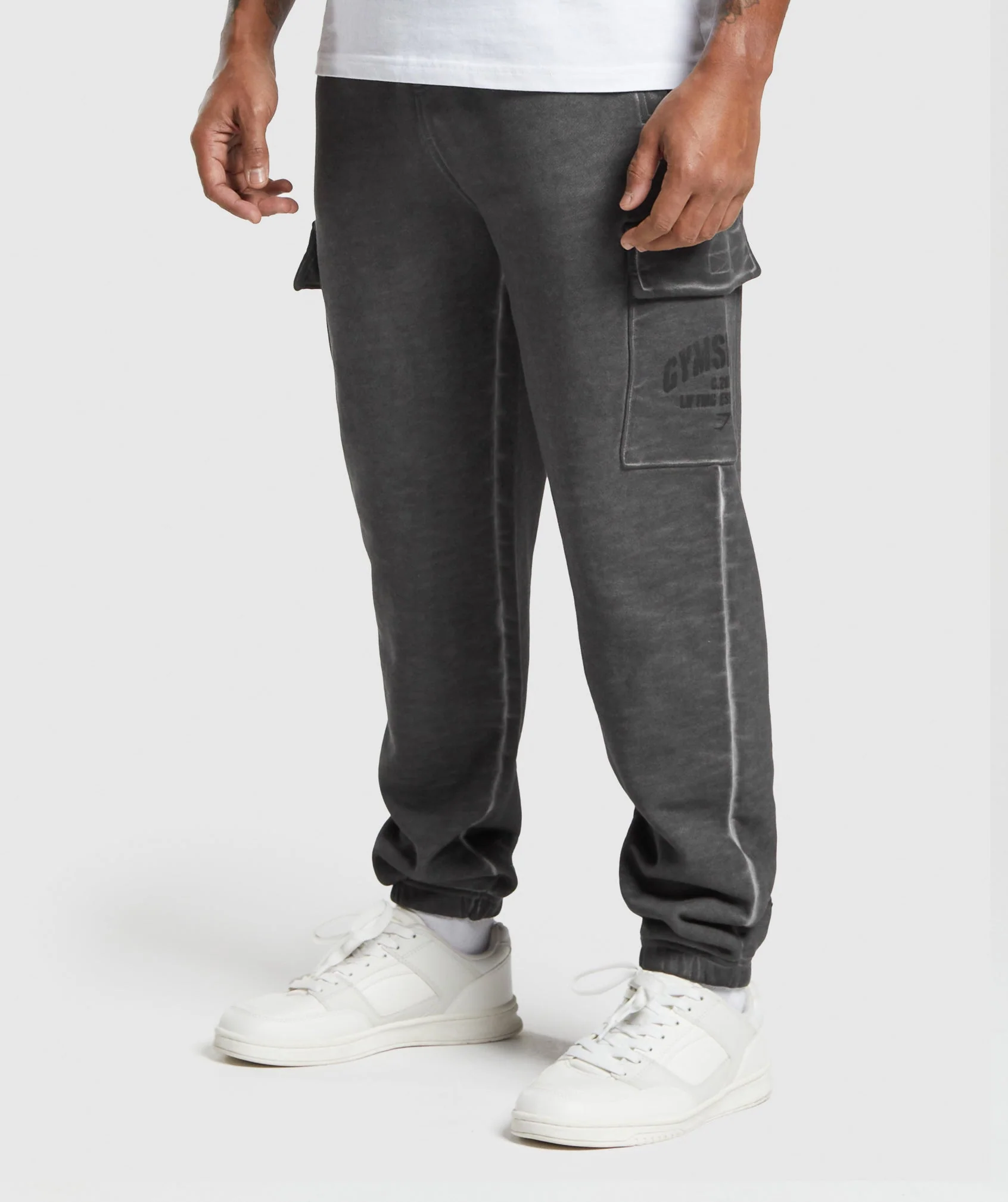 Heavyweight Washed Cargo Joggers