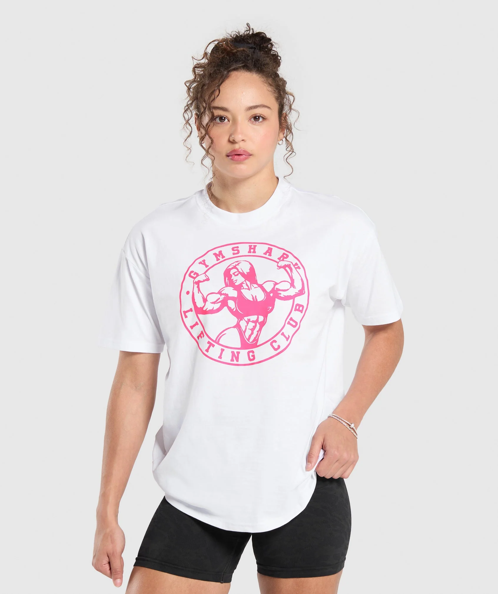 Strong Girl Lifting Club Graphic T-Shirt