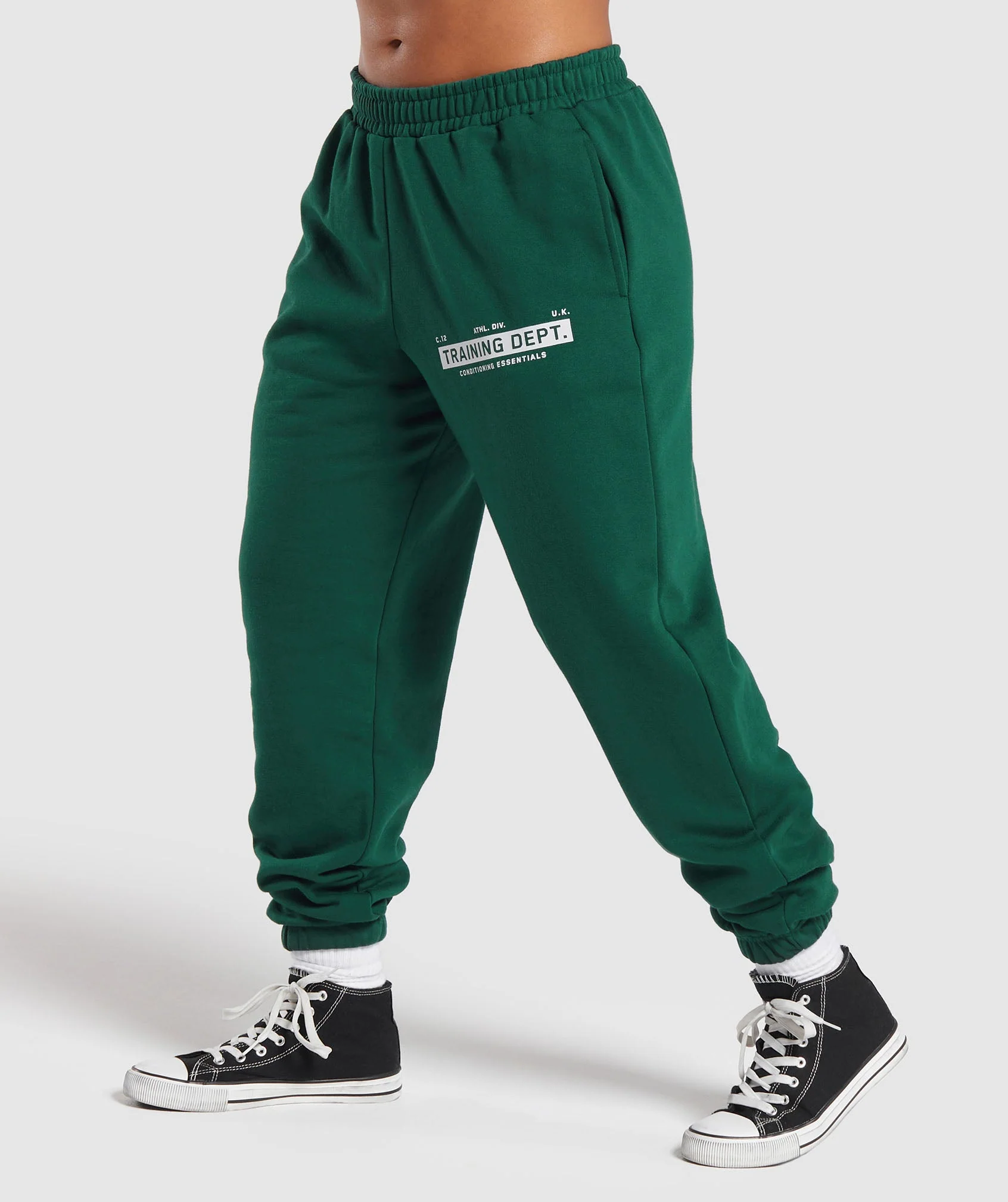 Training Department Graphic Oversized Joggers