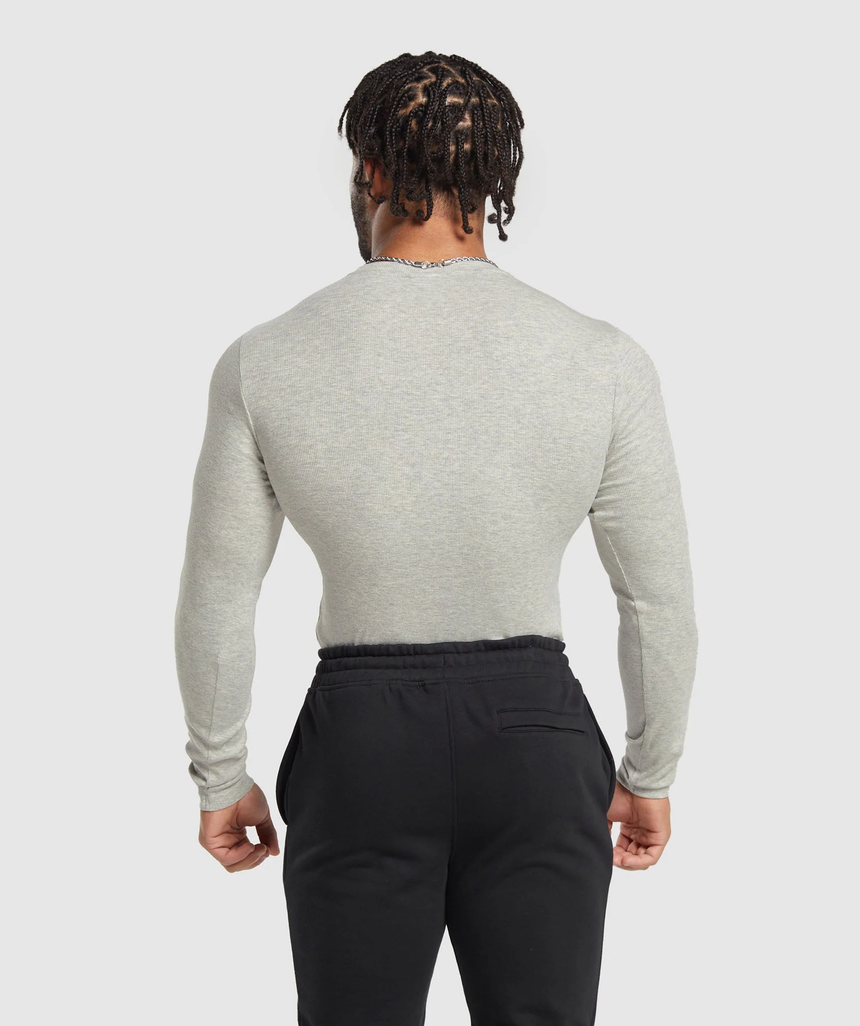 Ribbed Long Sleeve T-Shirt