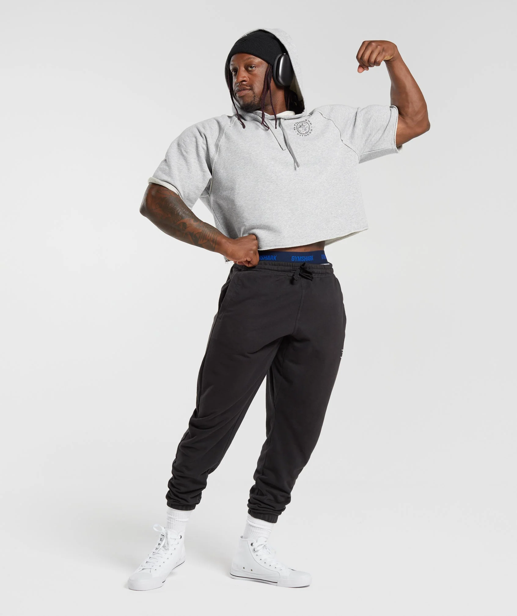 Legacy Short Sleeve Crop Hoodie