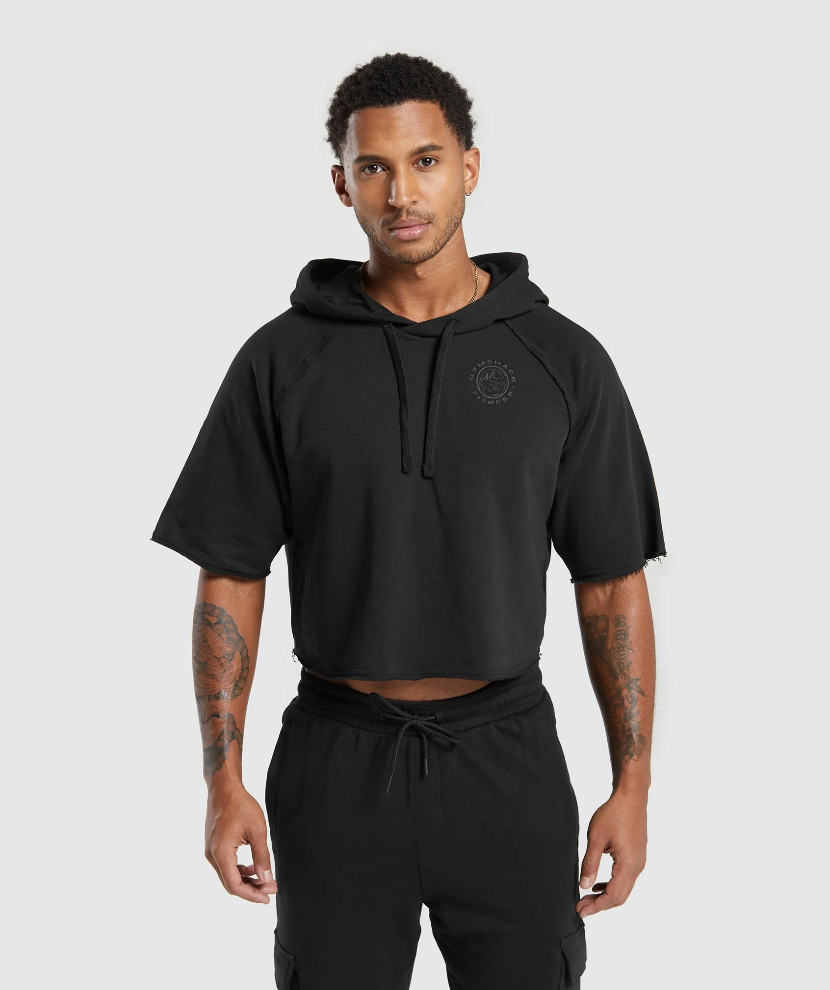 Legacy Short Sleeve Crop Hoodie