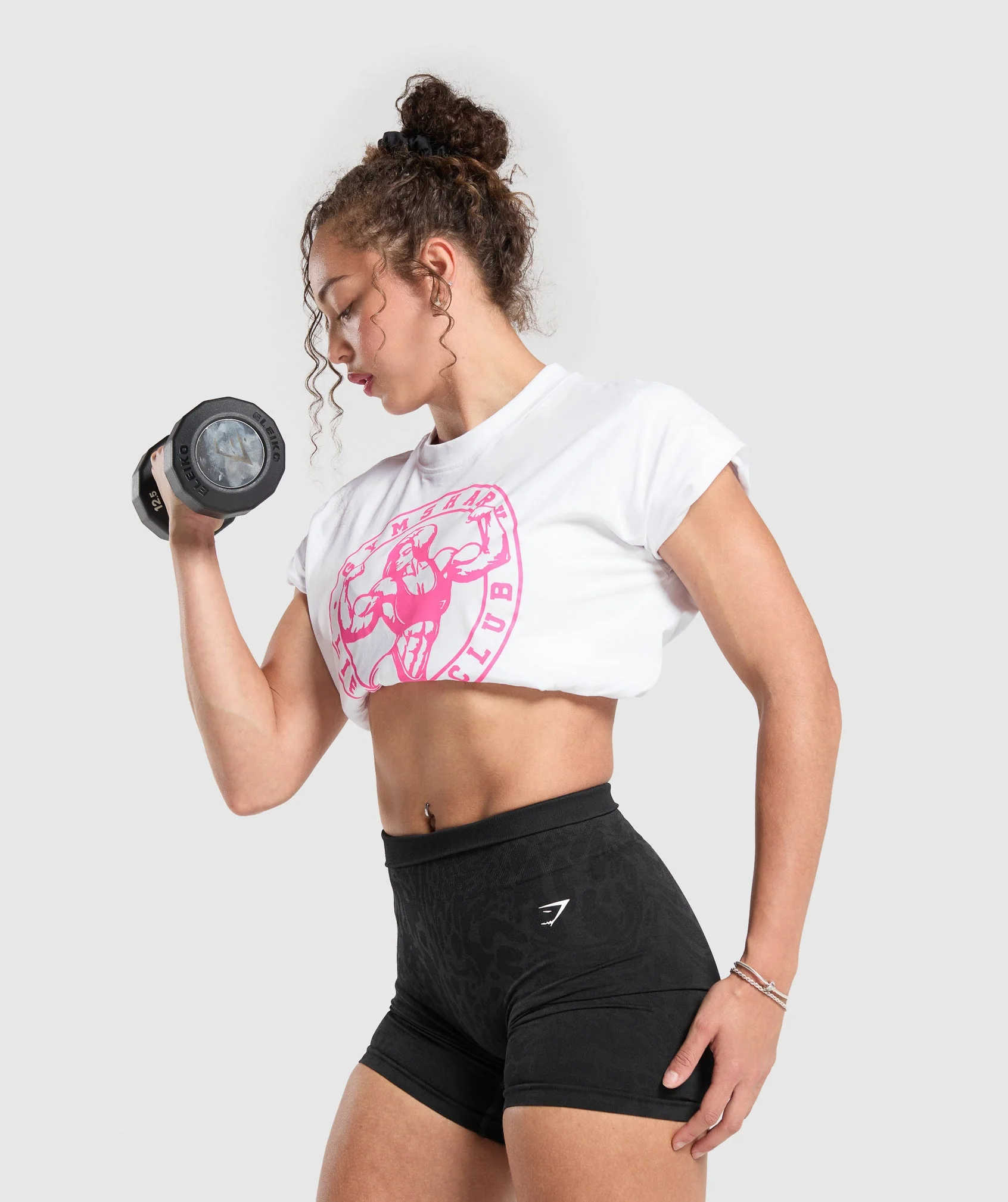 Strong Girl Lifting Club Graphic T-Shirt