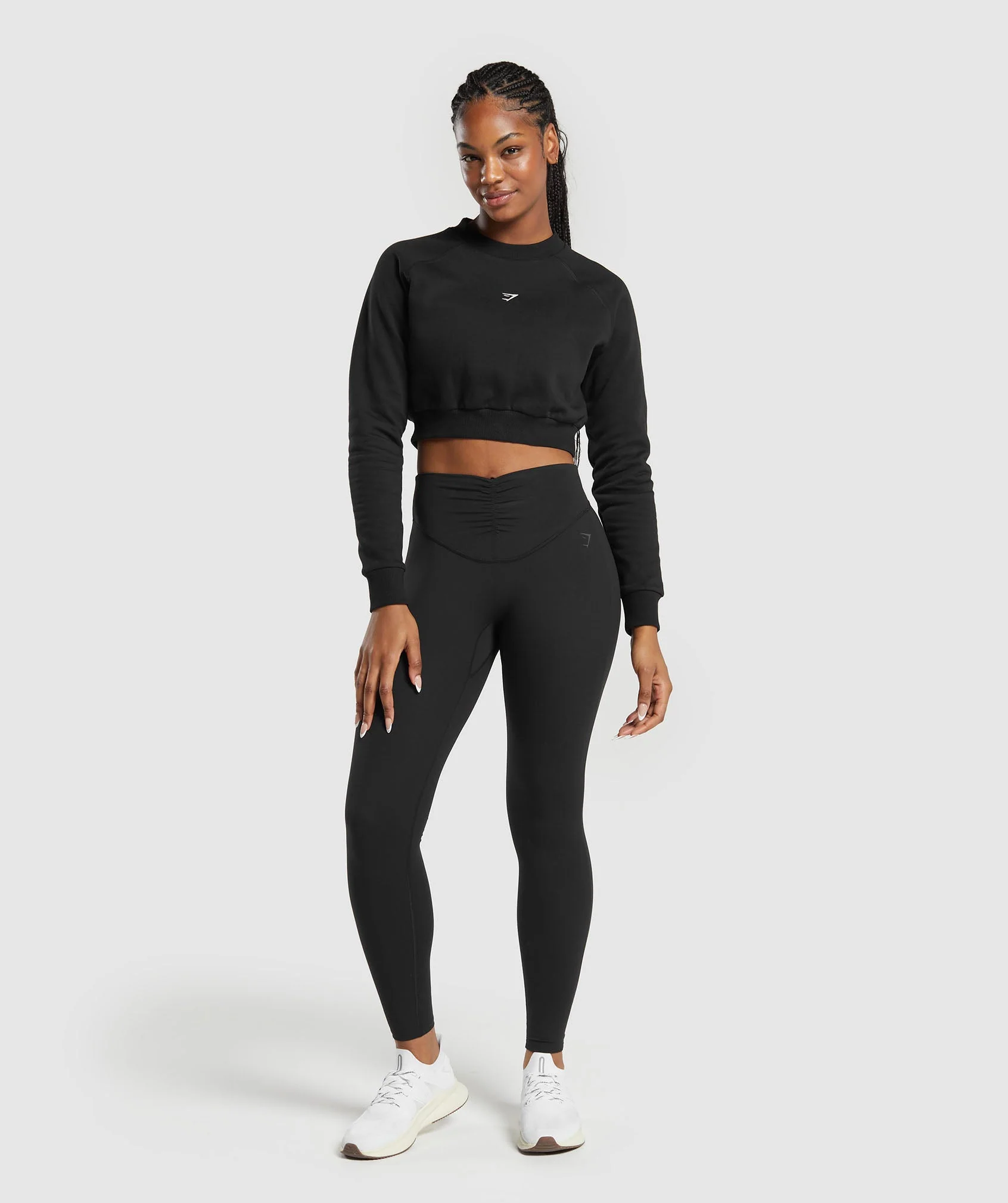 Training Fleece Cropped Sweatshirt