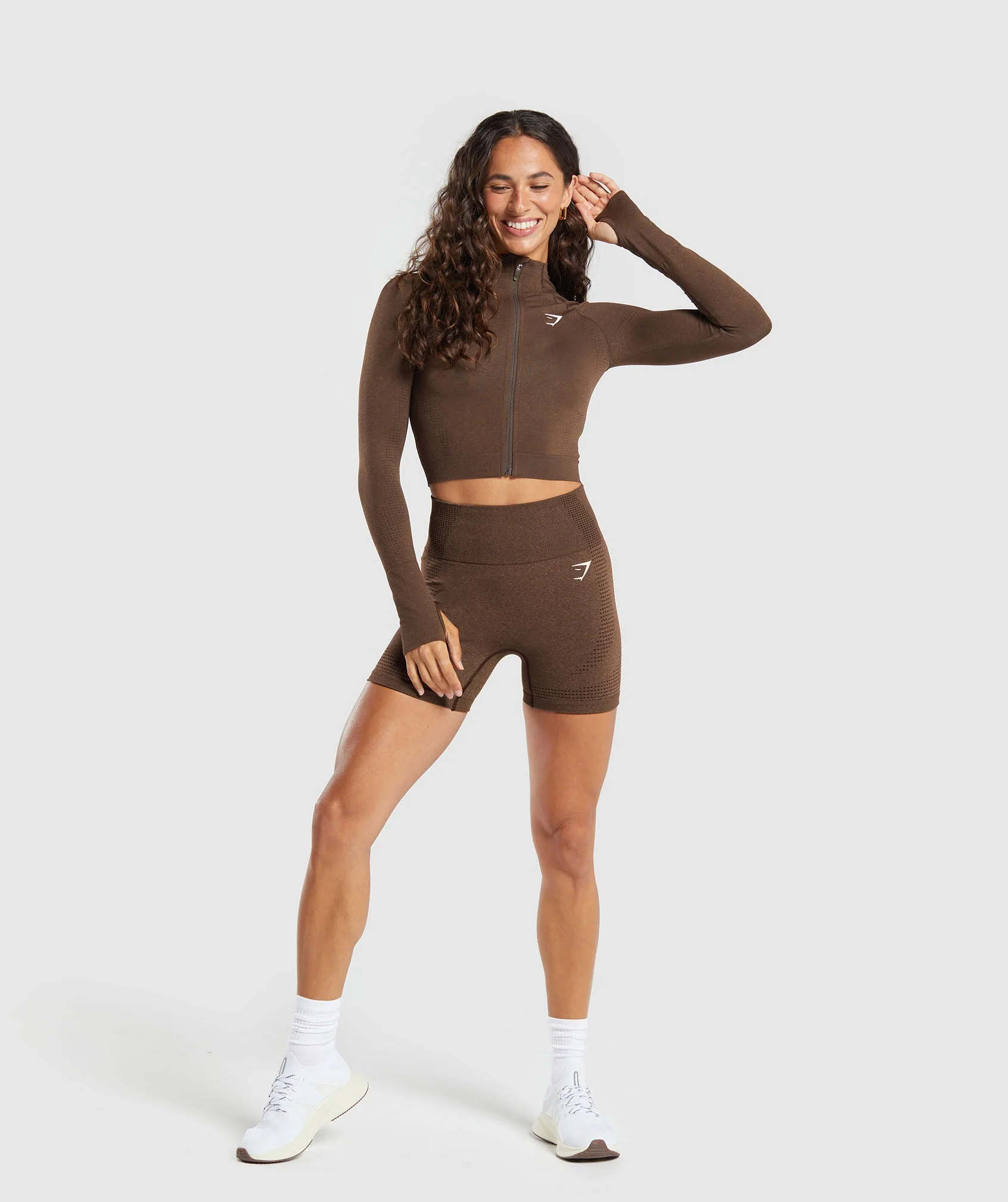 Vital Seamless Midi Zip Pullover
