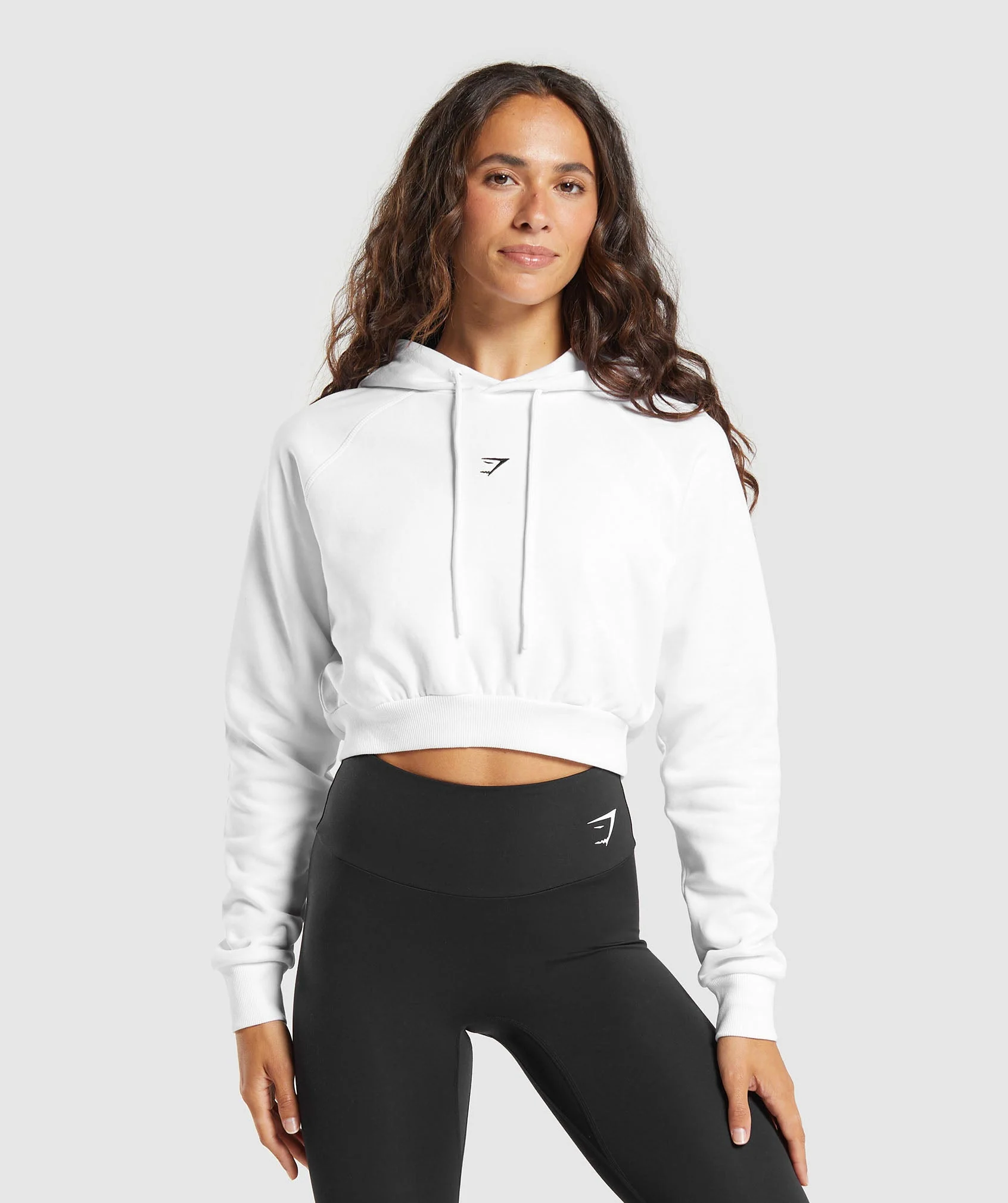 Training Fleece Cropped Hoodie