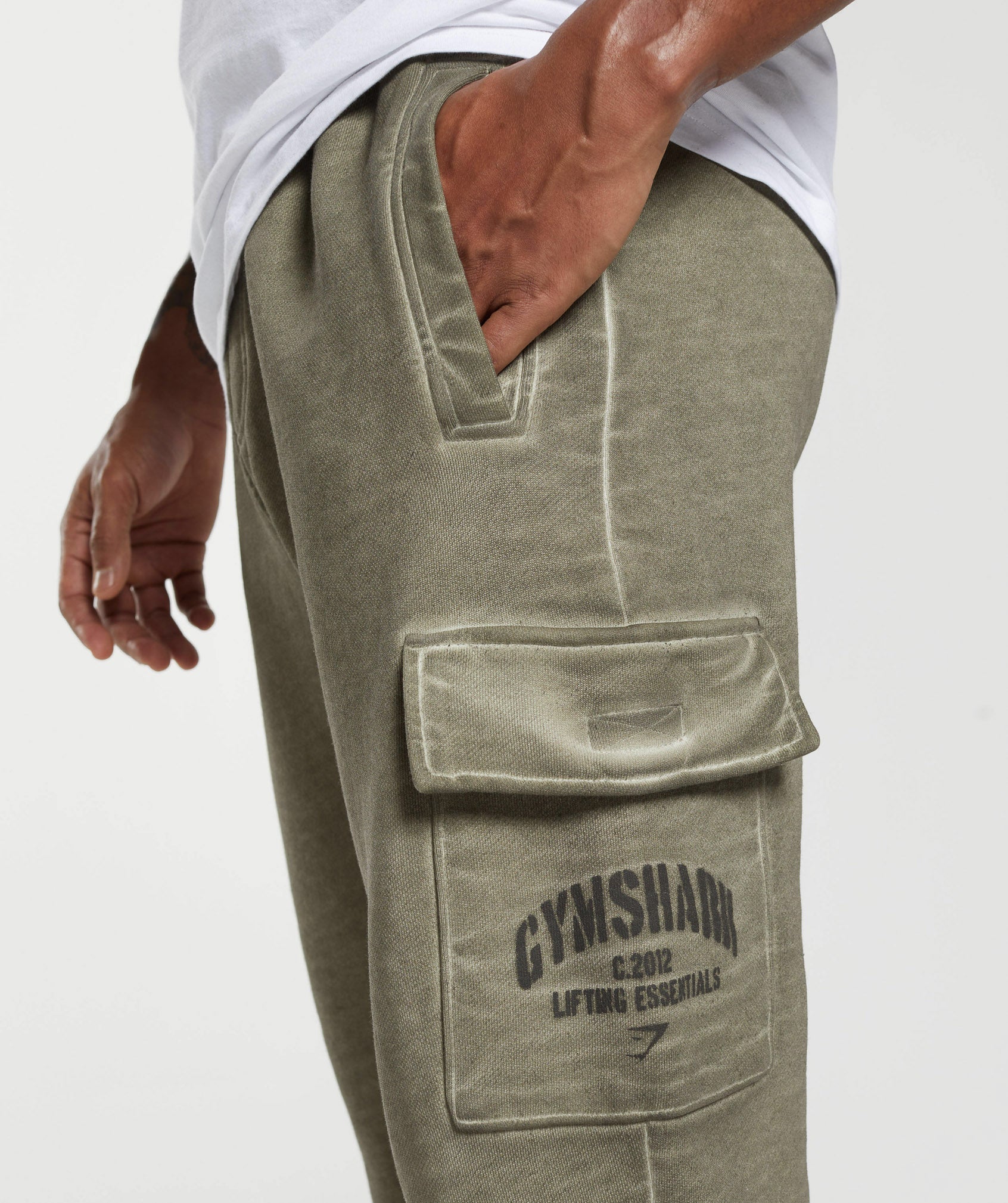 Heavyweight Washed Cargo Joggers