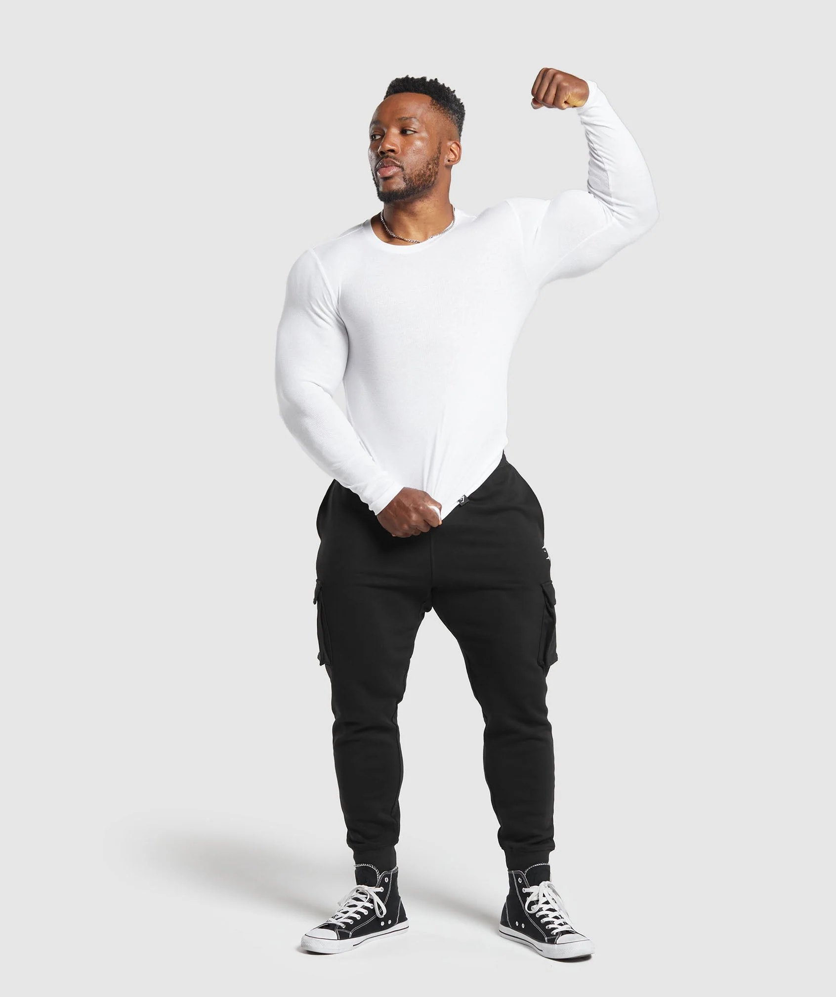 Ribbed Long Sleeve T-Shirt
