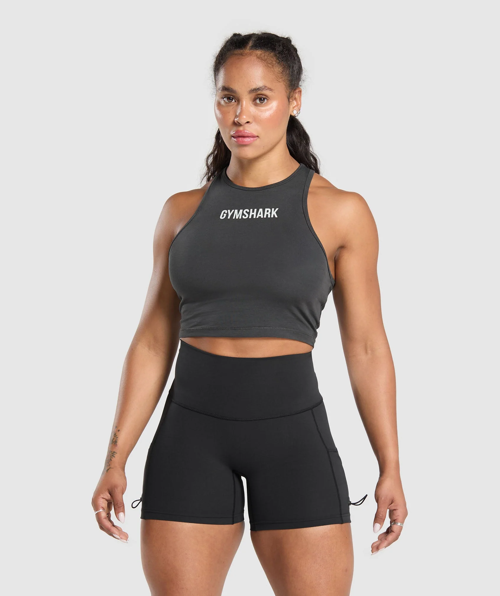 Training Department Graphic Cropped Tank