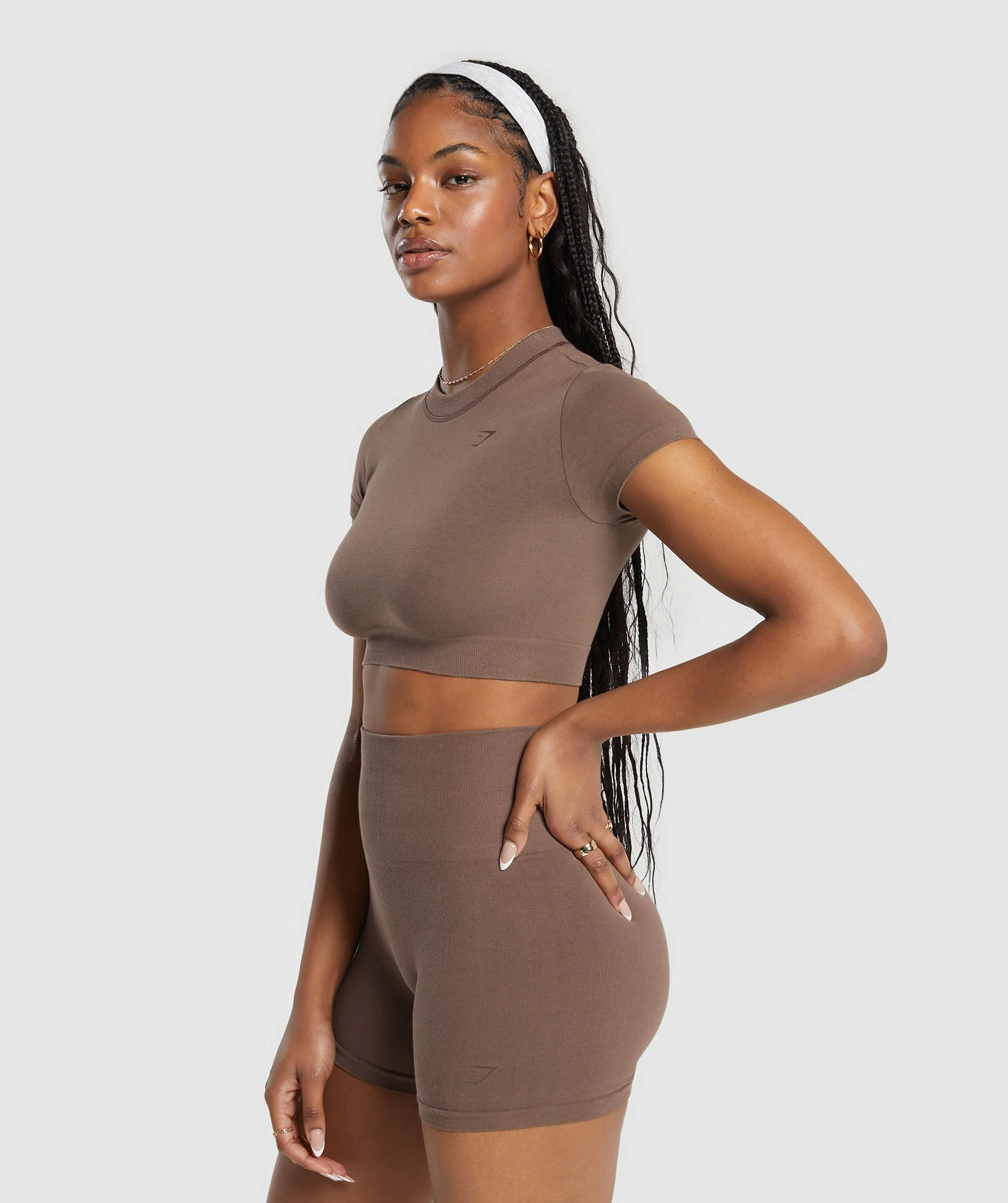 Cotton Seamless Crop Top