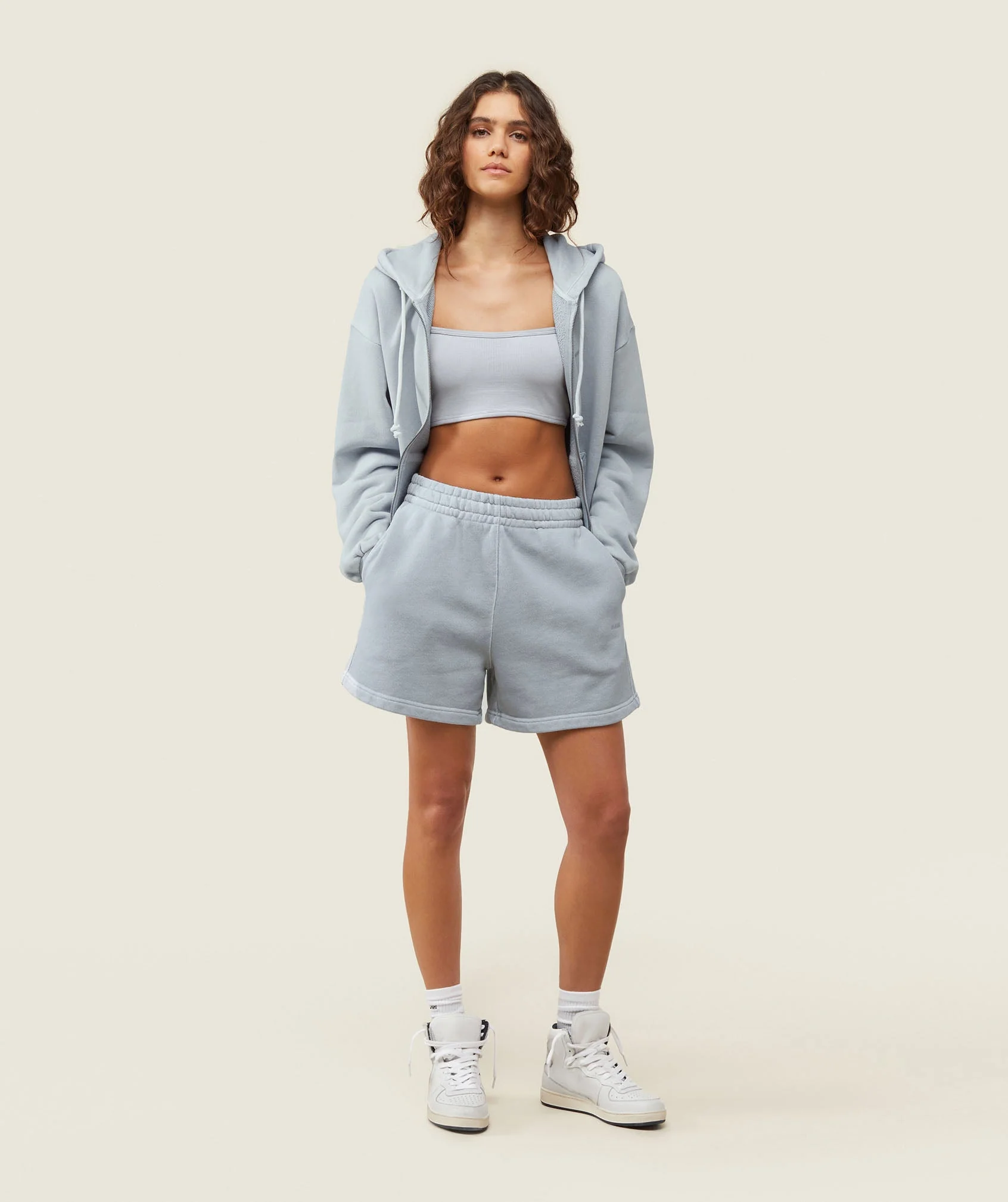 everywear Ribbed Bandeau Bra